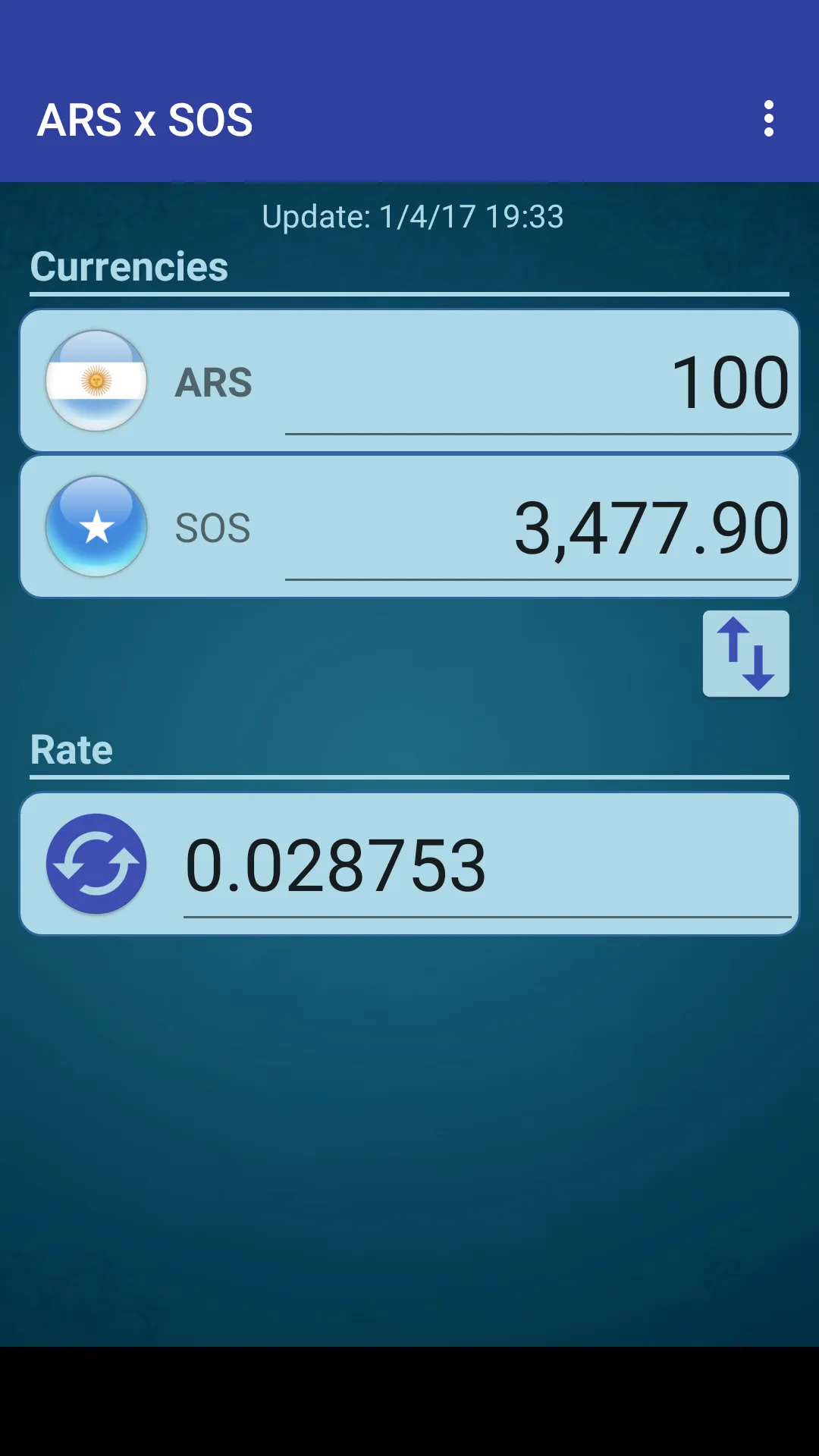 Arg. Peso x Somali Shilling | Indus Appstore | Screenshot