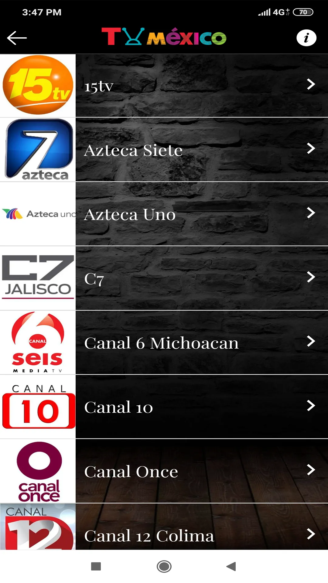 TV México Señal Abierta | Indus Appstore | Screenshot