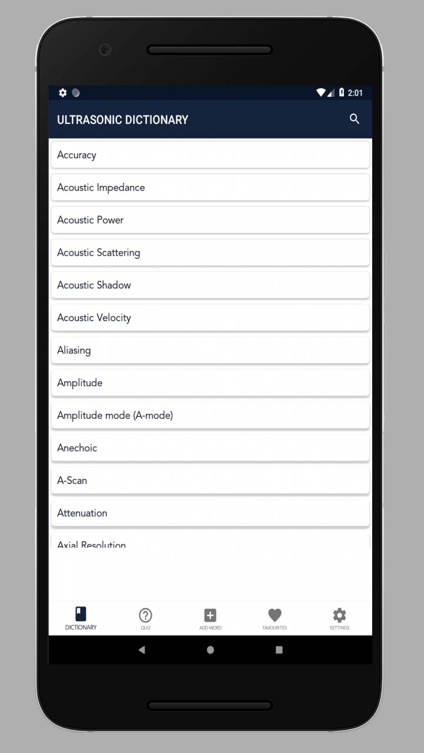 Ultrasonic Dictionary | Indus Appstore | Screenshot