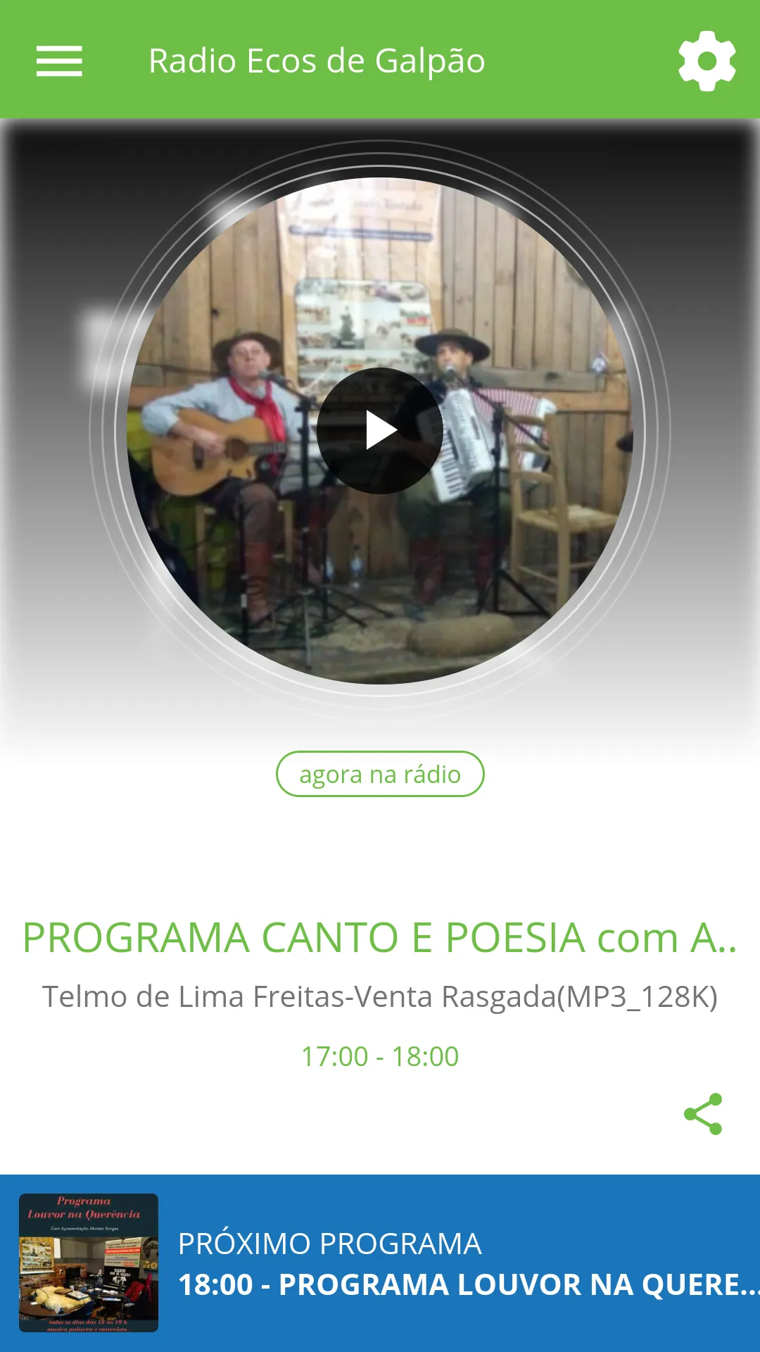 Radio Ecos de Galpão | Indus Appstore | Screenshot