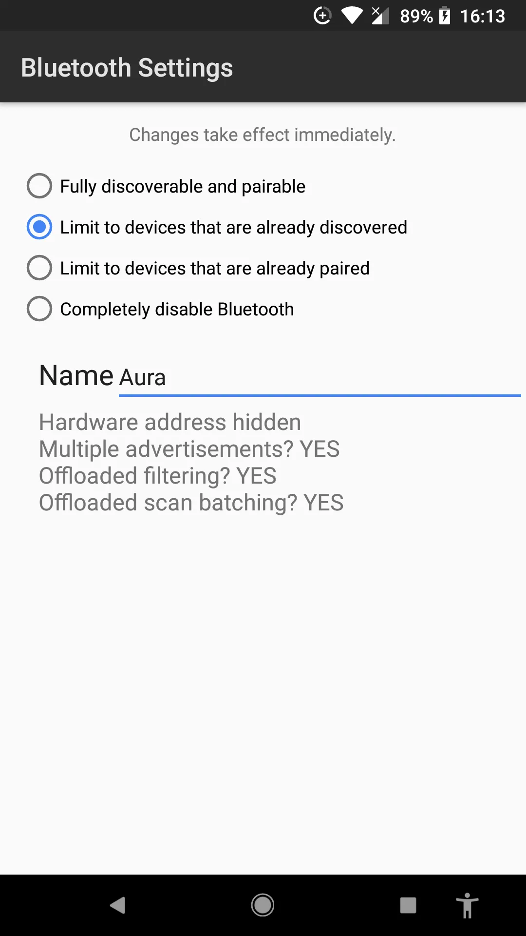 Bluetooth Settings | Indus Appstore | Screenshot