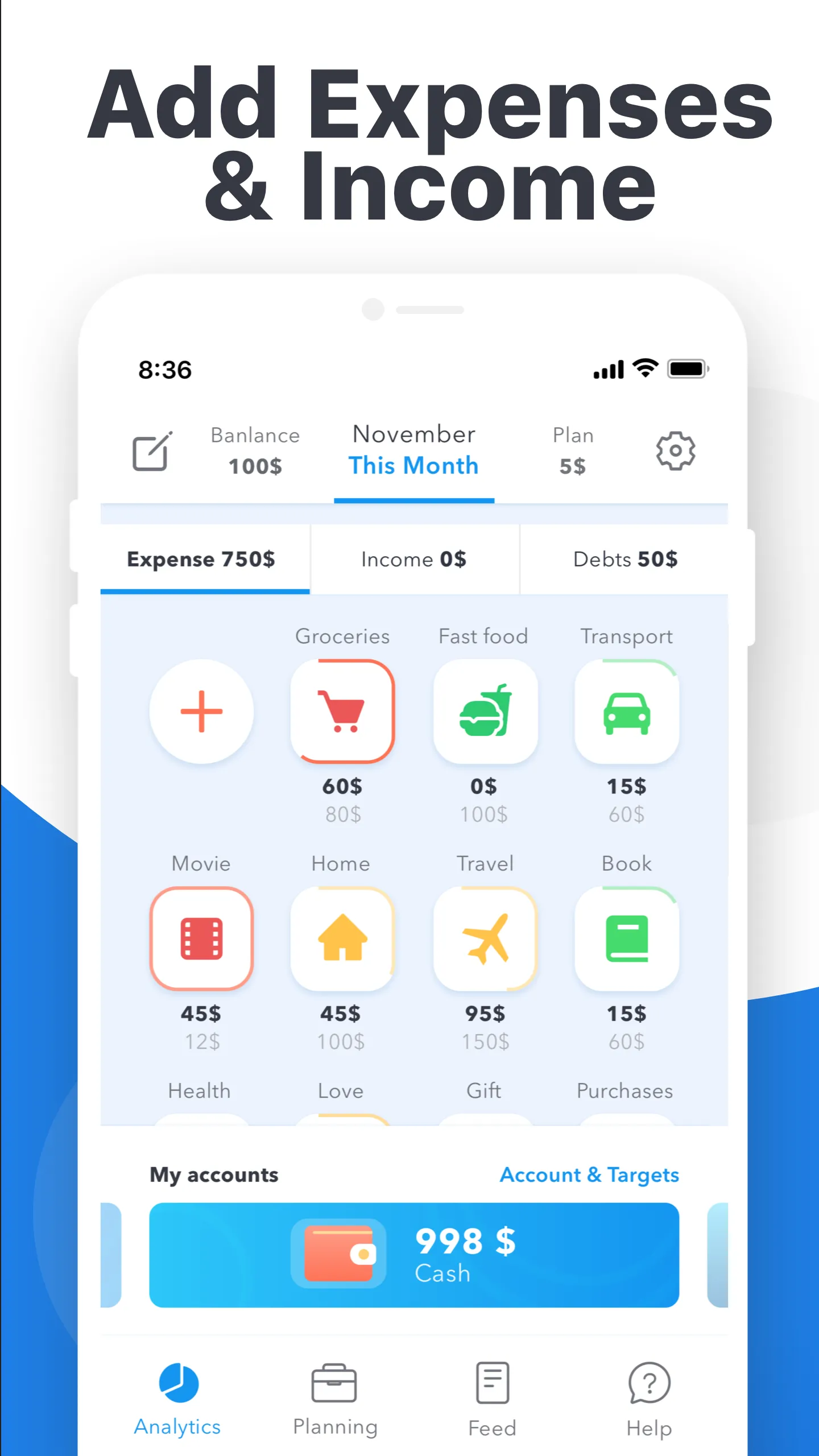 Expense tracker, Money manager | Indus Appstore | Screenshot