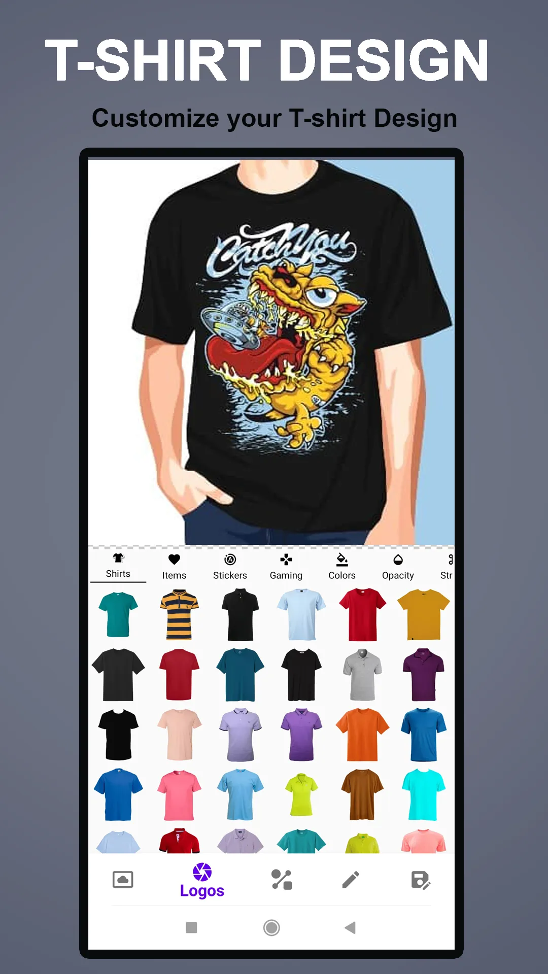 T-shirt design - Custom Shirt | Indus Appstore | Screenshot