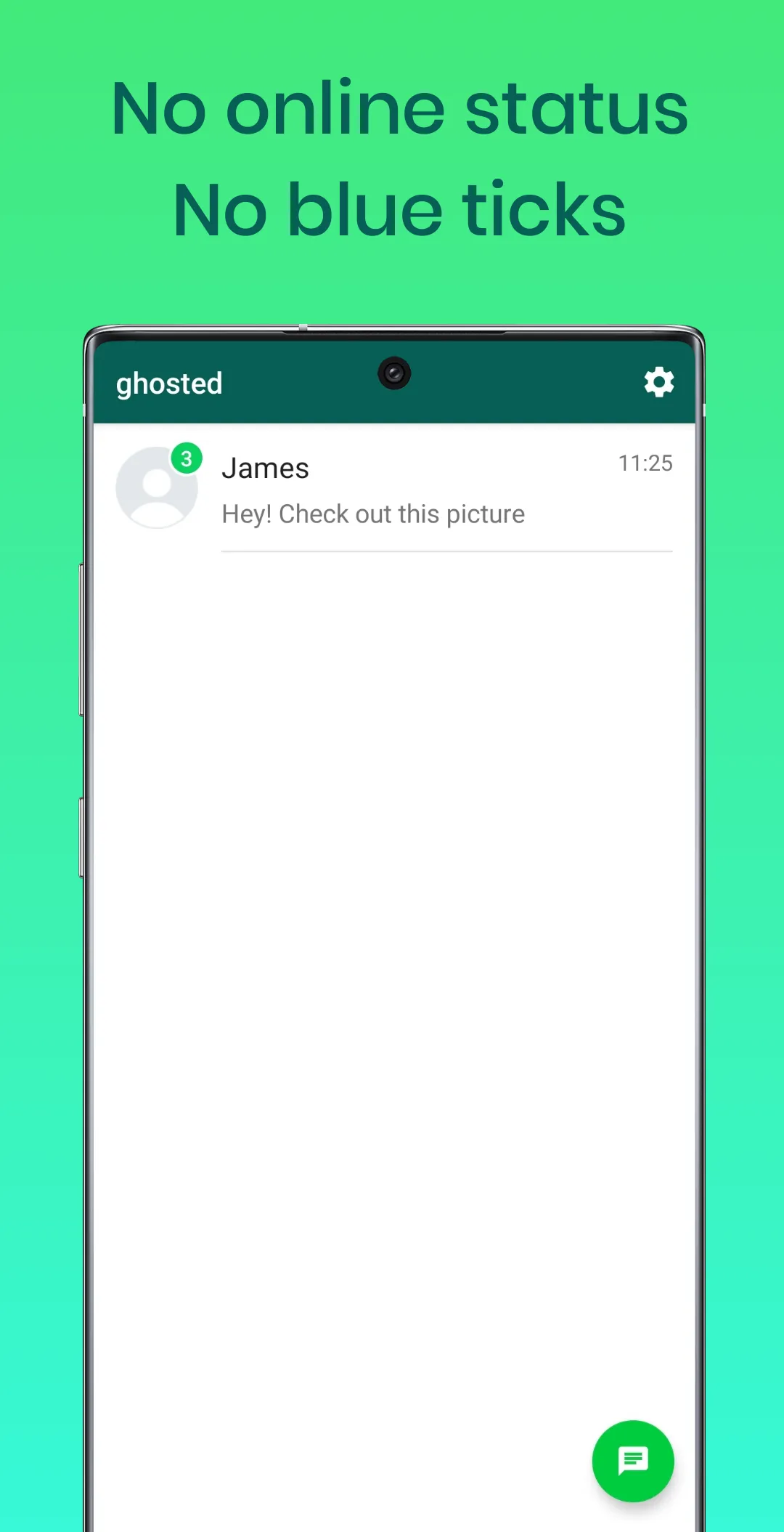 ghosted - Chat | Recover Media | Indus Appstore | Screenshot