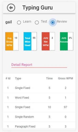 Typing Tutor  & Test  Hindi Ma | Indus Appstore | Screenshot