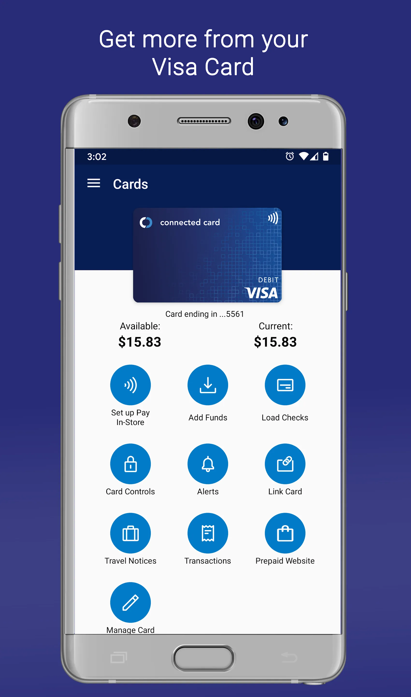 Connected Card | Indus Appstore | Screenshot