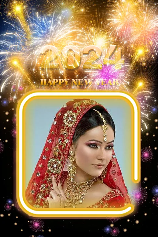 New Year Photo Frame 2024 | Indus Appstore | Screenshot