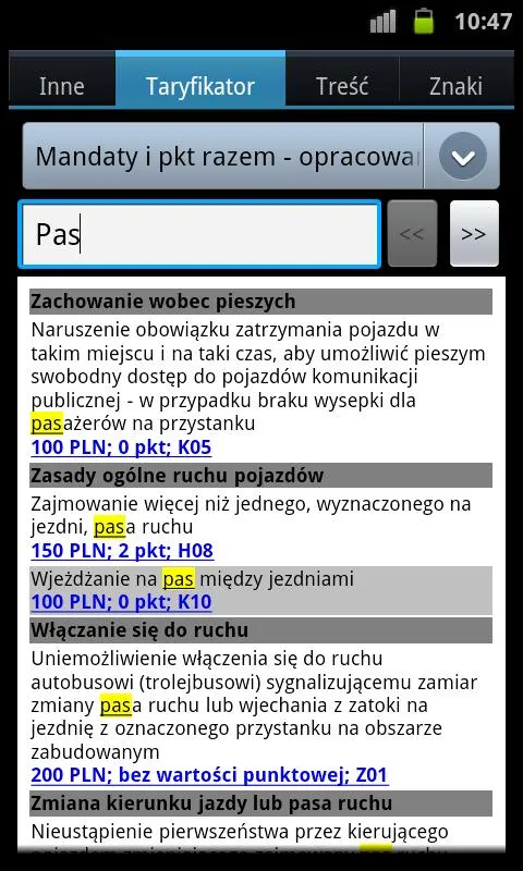 Przepisy drogowe | Indus Appstore | Screenshot