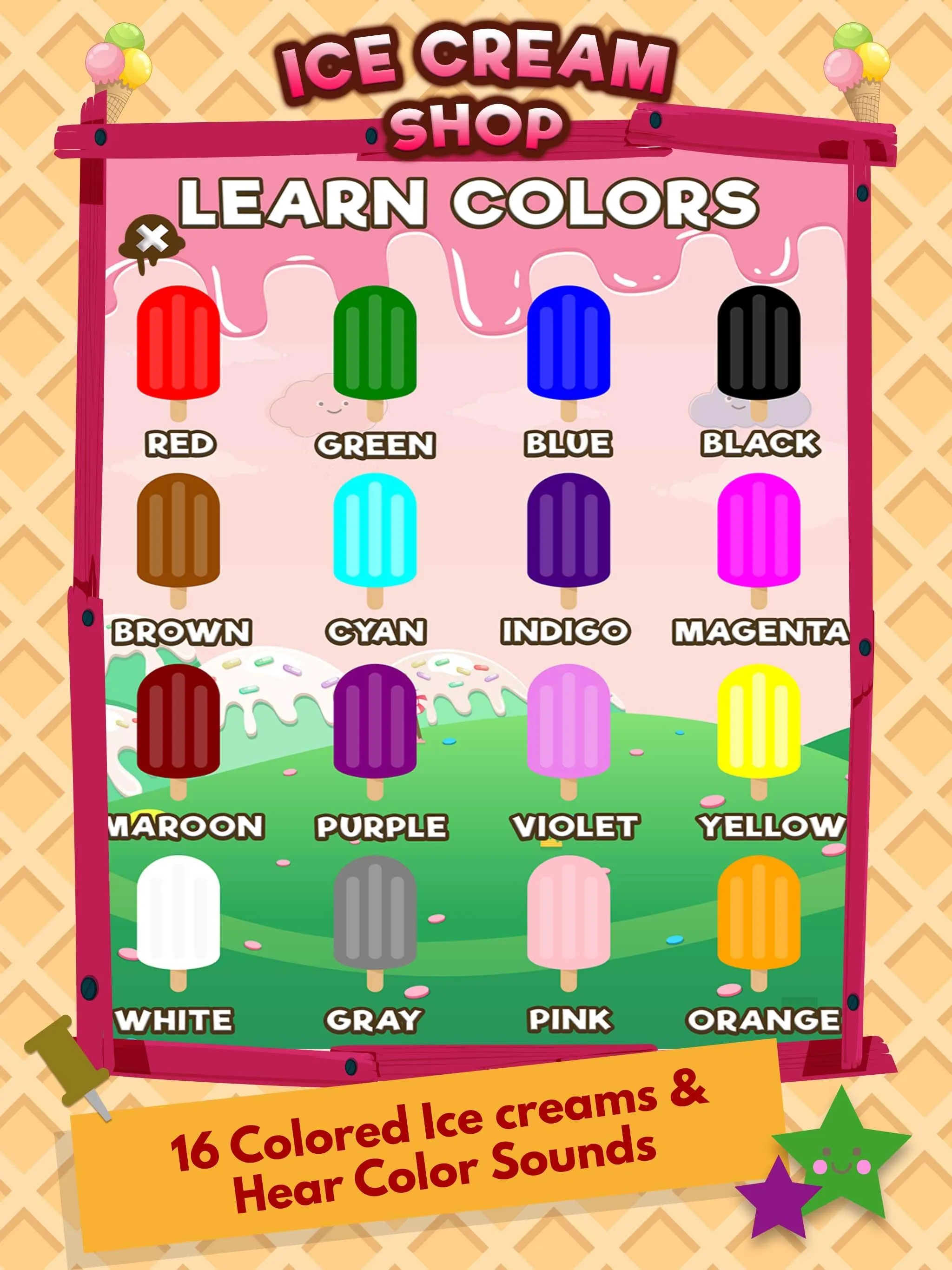 Learning Colors Ice Cream Shop | Indus Appstore | Screenshot