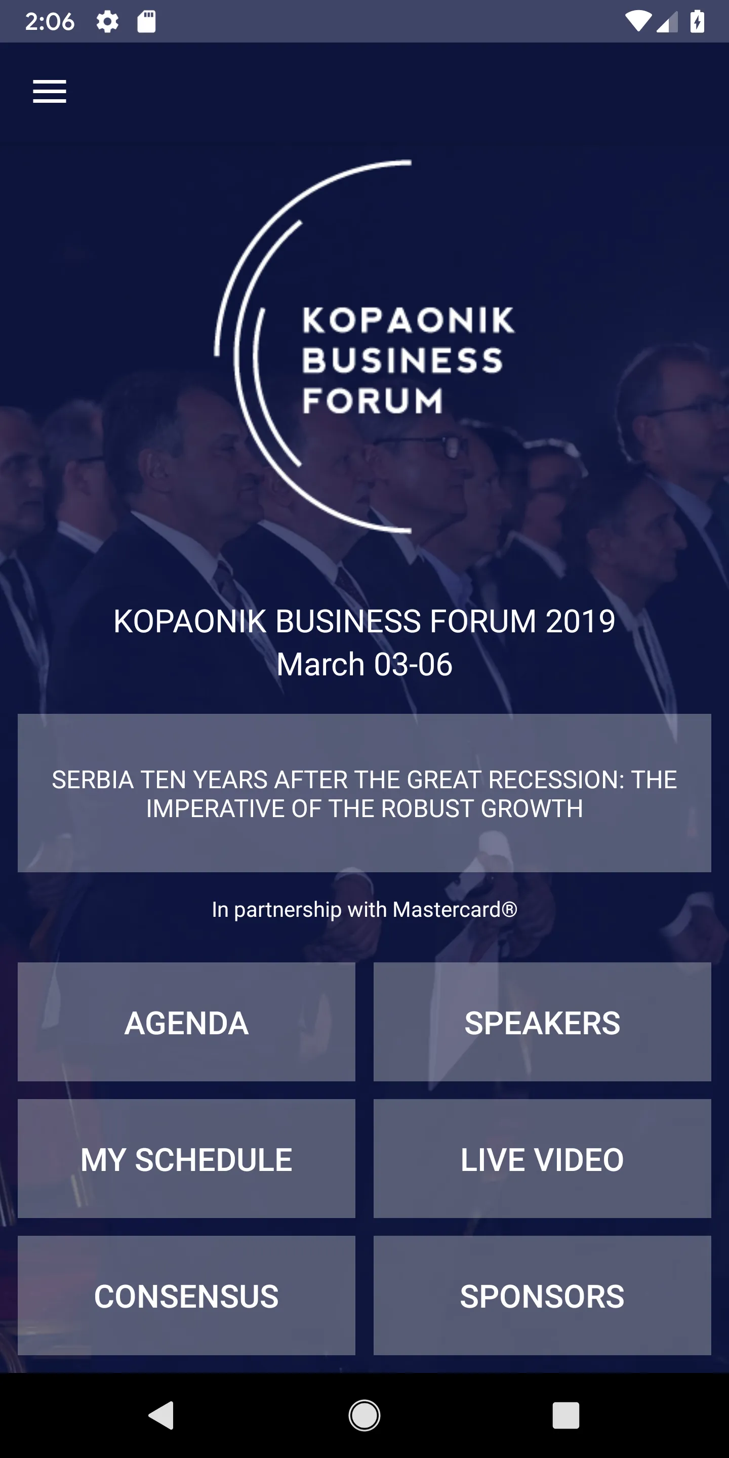 Kopaonik Business Forum | Indus Appstore | Screenshot