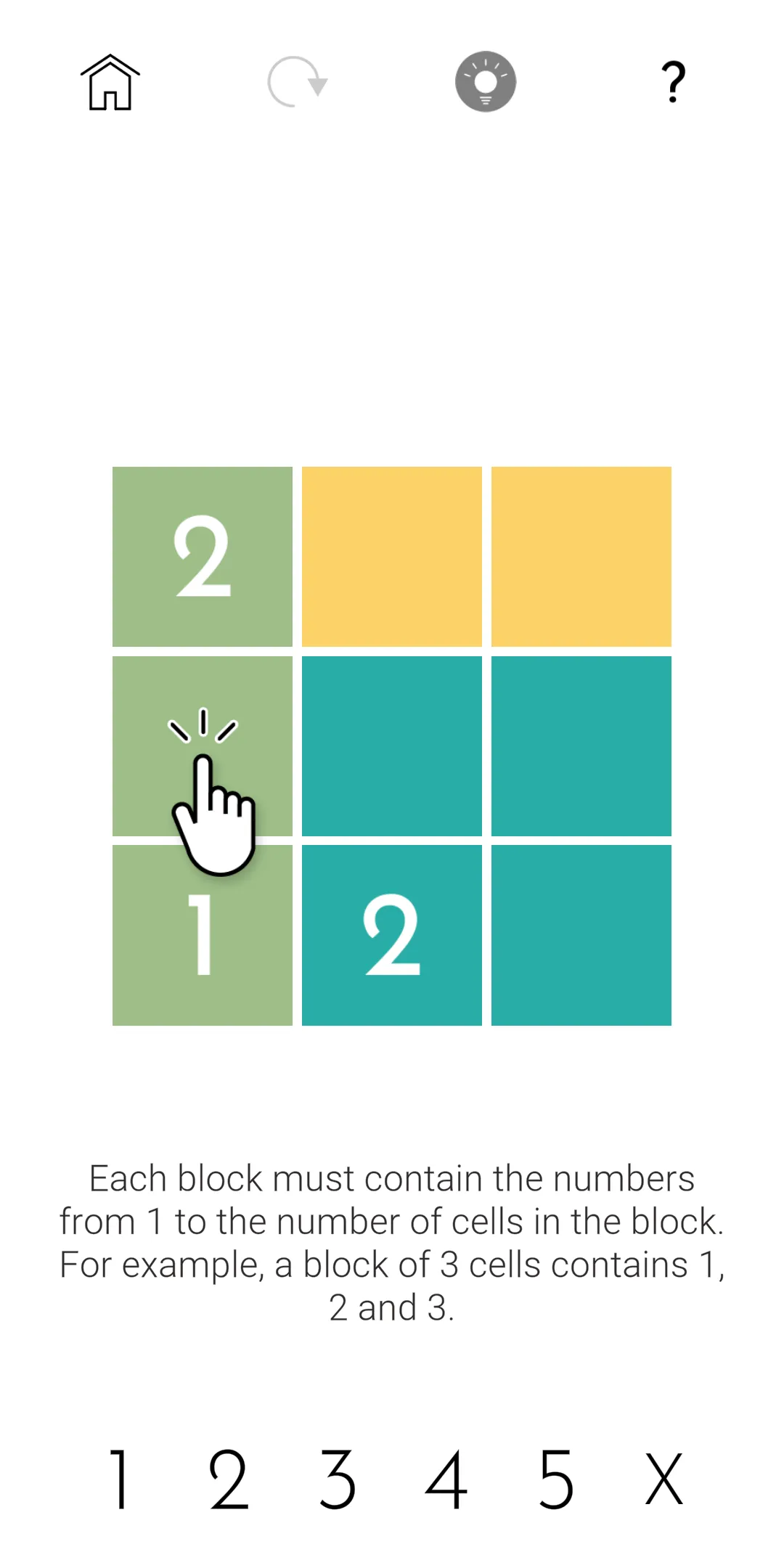 Number Blocks Puzzles | Indus Appstore | Screenshot