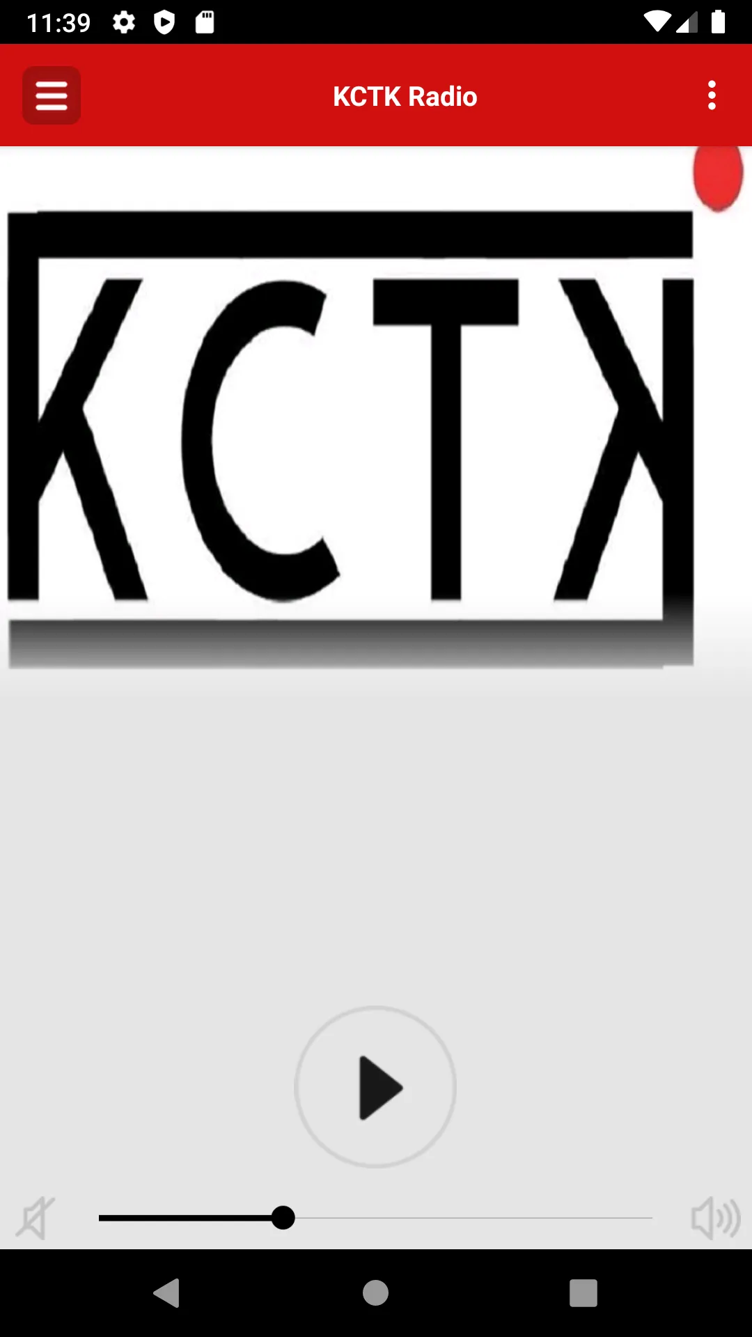 KCTK Radio | Indus Appstore | Screenshot