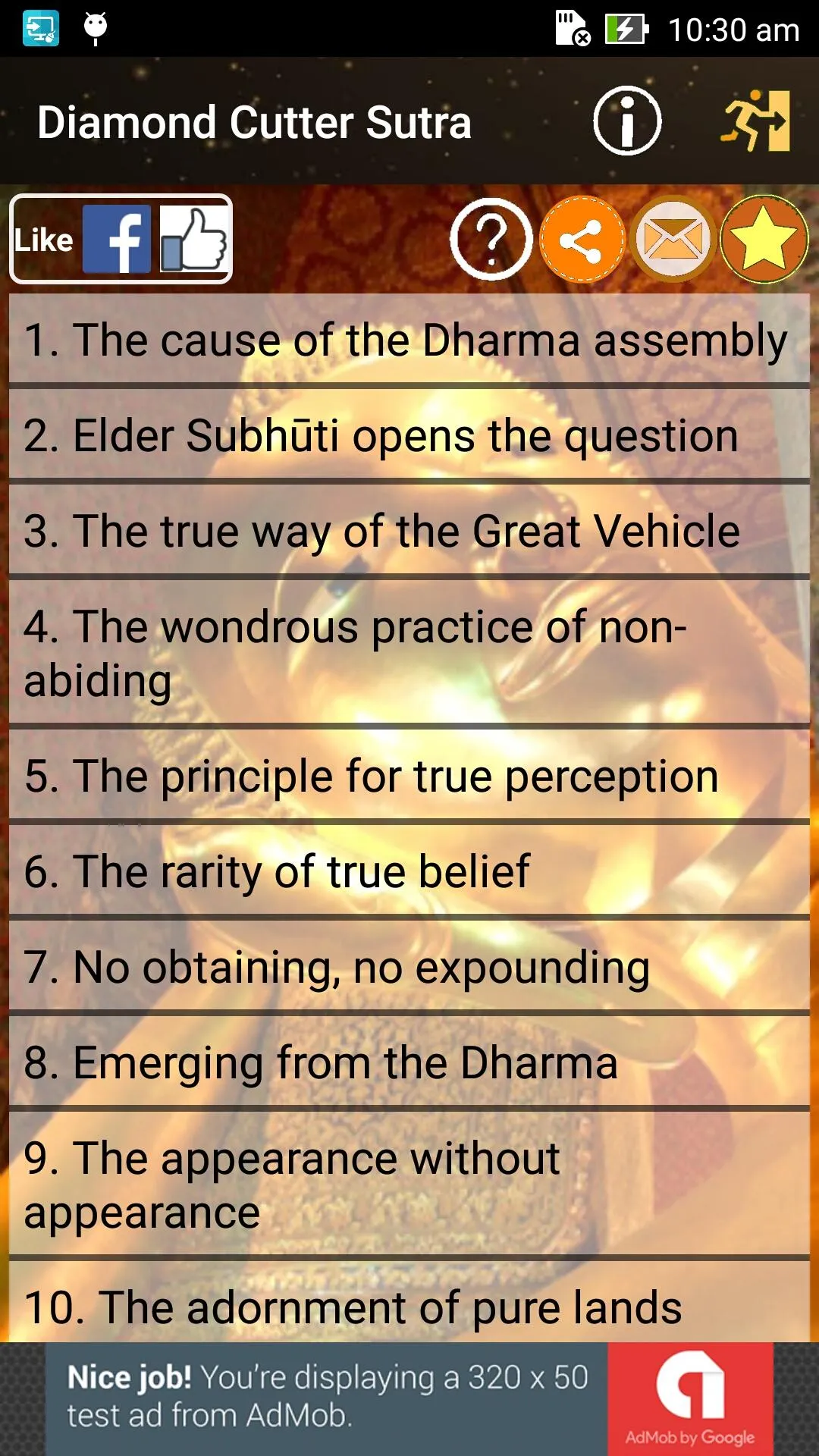 Diamond Cutter Sutra | Indus Appstore | Screenshot