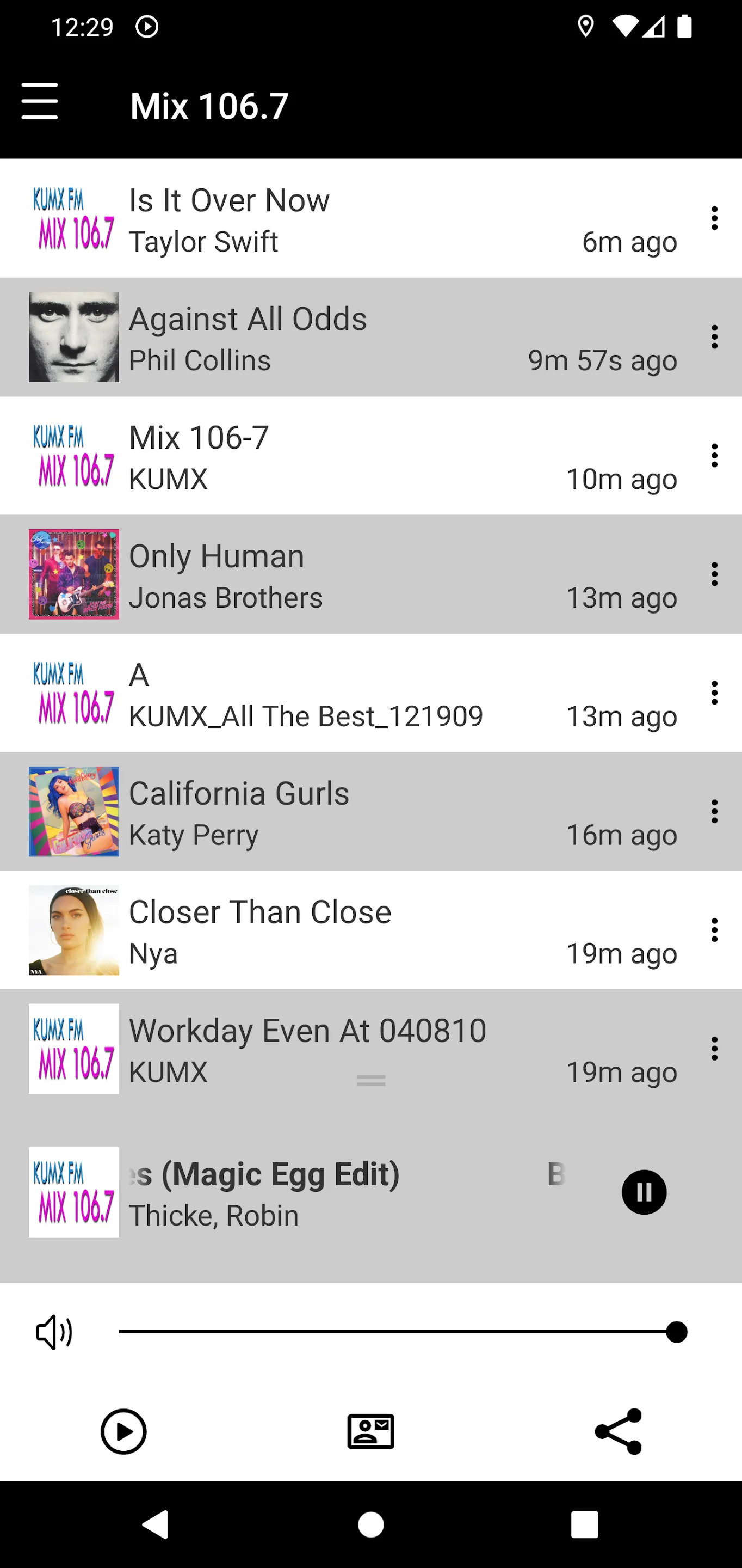 KUMX Mix 106.7 FM | Indus Appstore | Screenshot