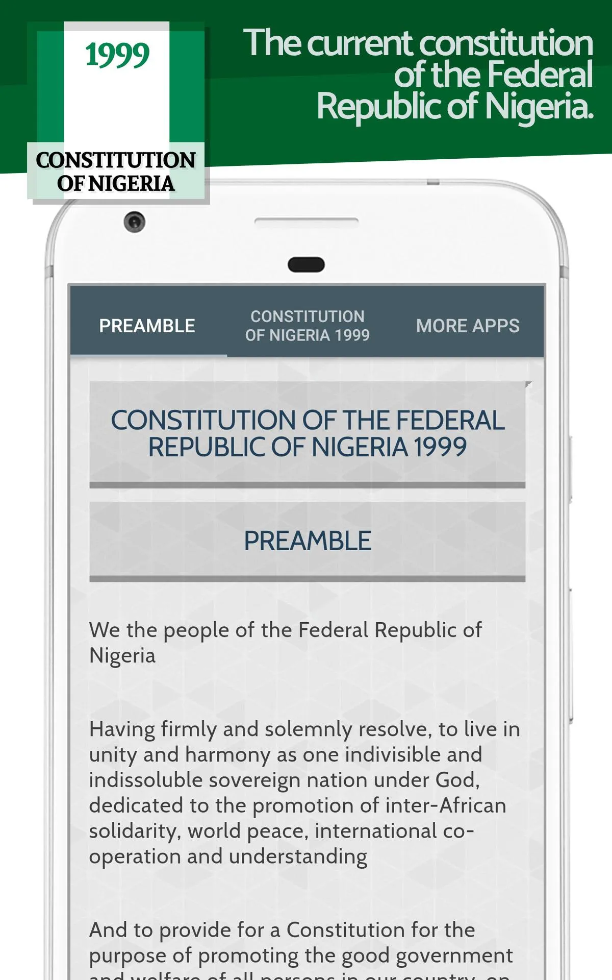 Constitution of Nigeria 1999 | Indus Appstore | Screenshot