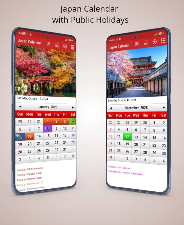 Japan Calendar 2025 | Indus Appstore | Screenshot