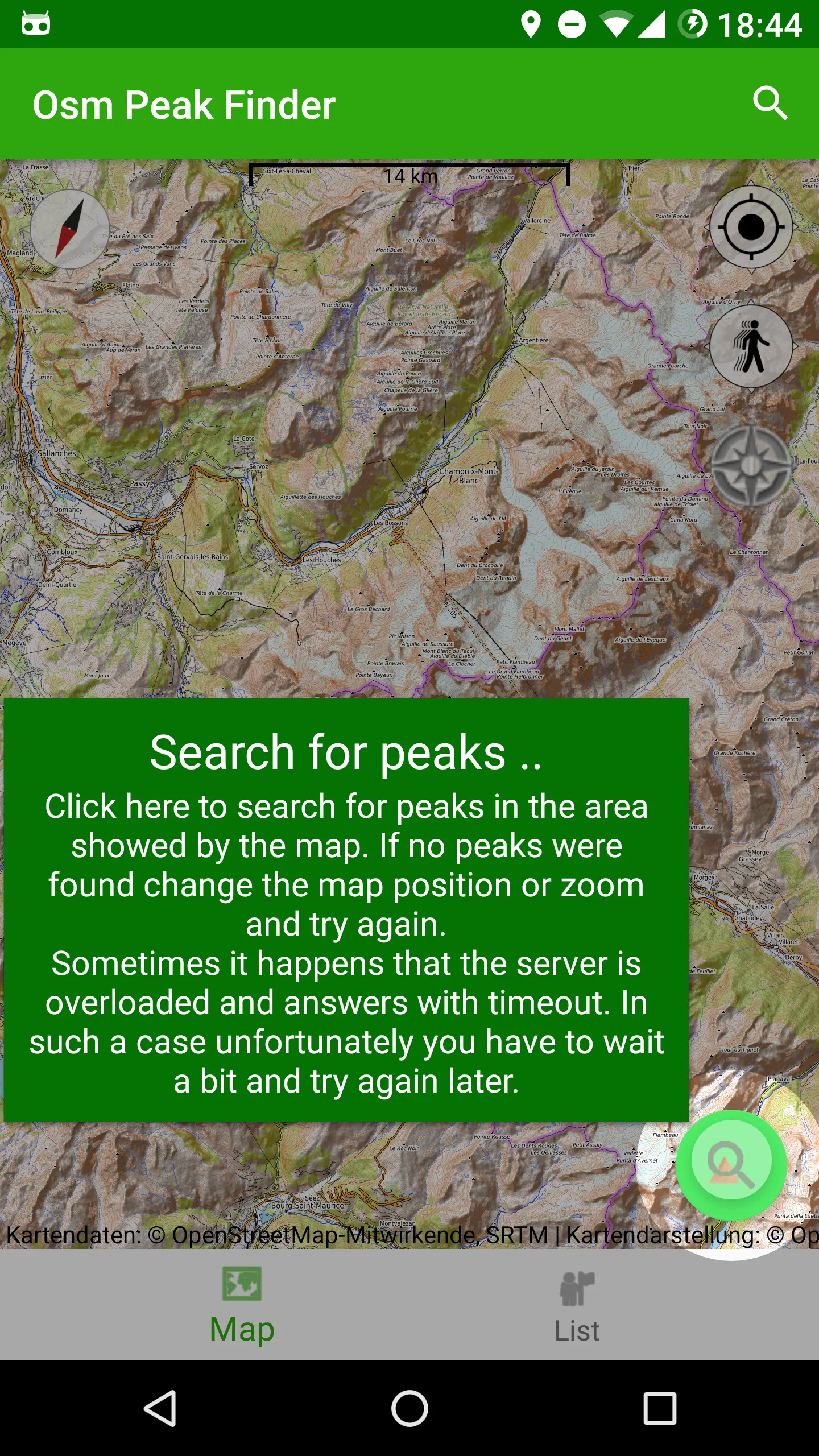 OSM Peak Finder | Indus Appstore | Screenshot