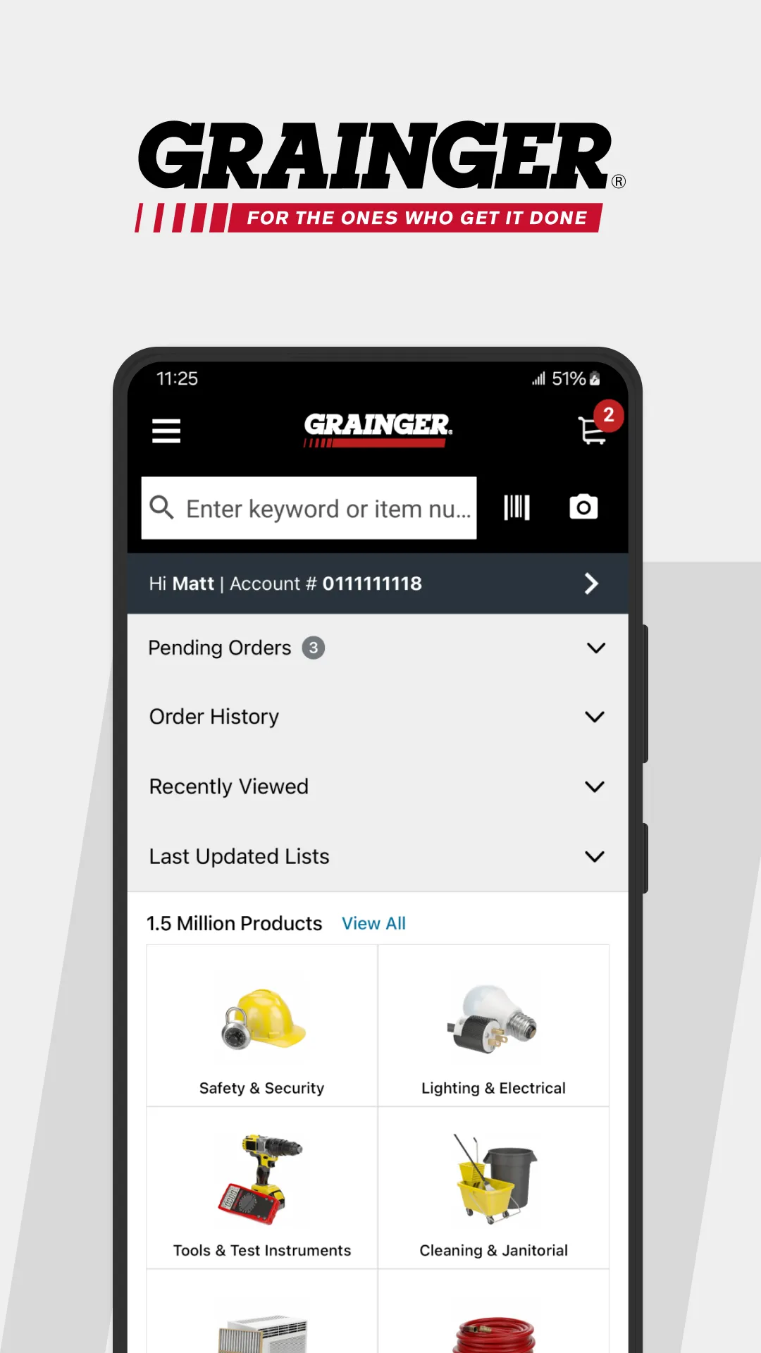 W.W. Grainger, Inc. | Indus Appstore | Screenshot