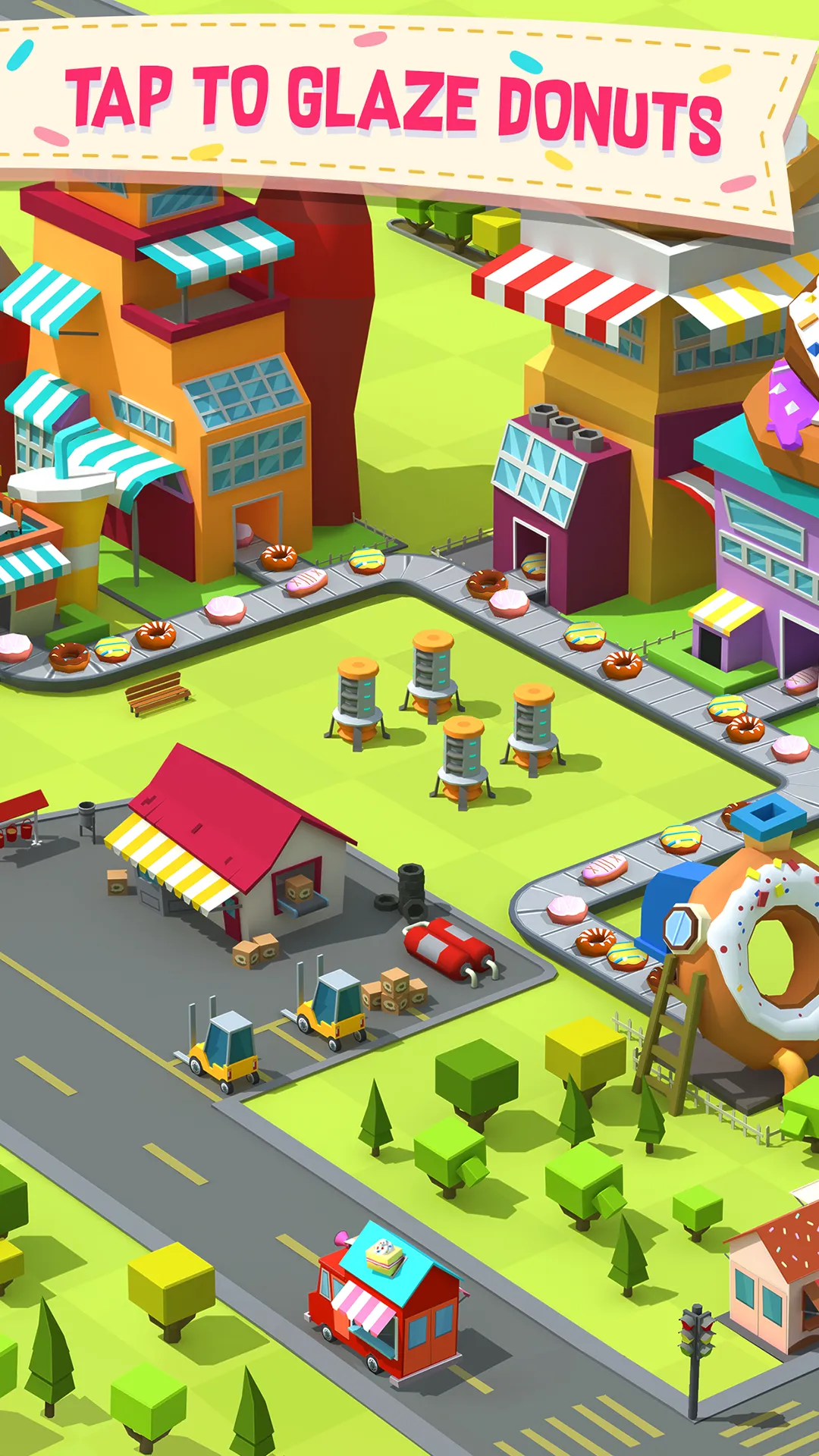 Donut Factory Tycoon Games | Indus Appstore | Screenshot