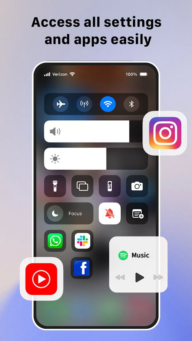 Control Center OS | Indus Appstore | Screenshot