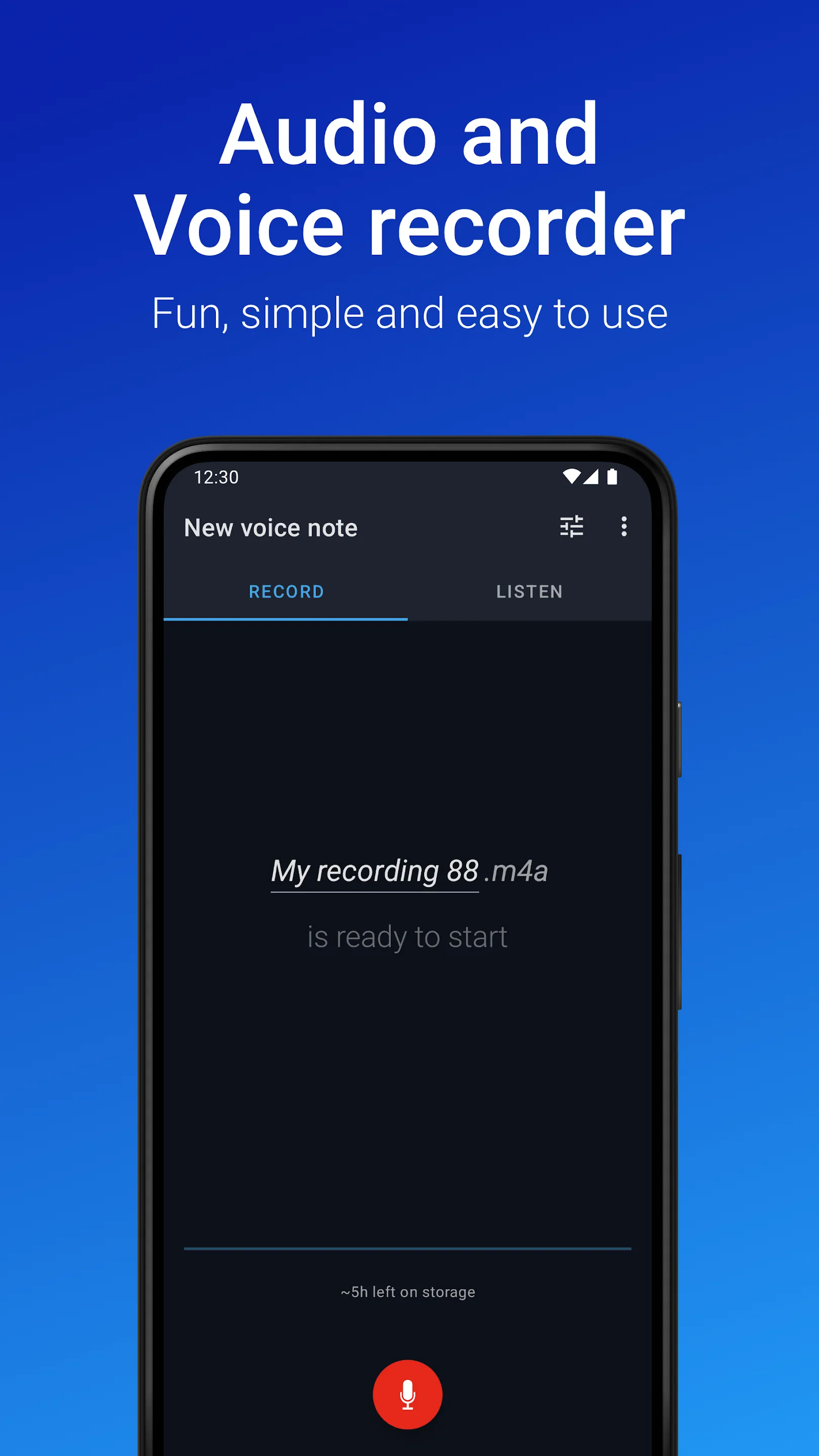 Easy Voice Recorder | Indus Appstore | Screenshot