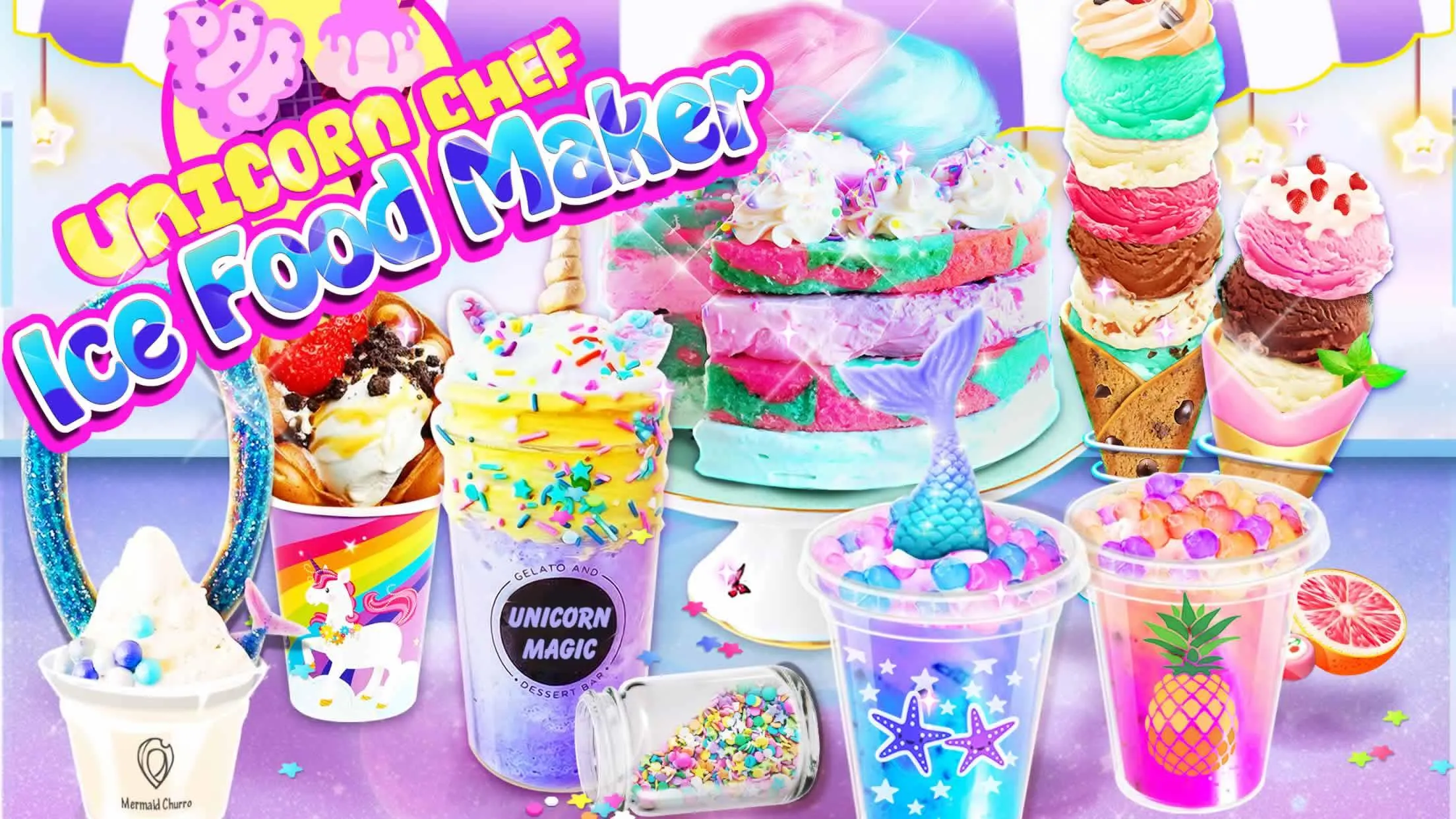 Unicorn Chef Ice Cooking Games | Indus Appstore | Screenshot