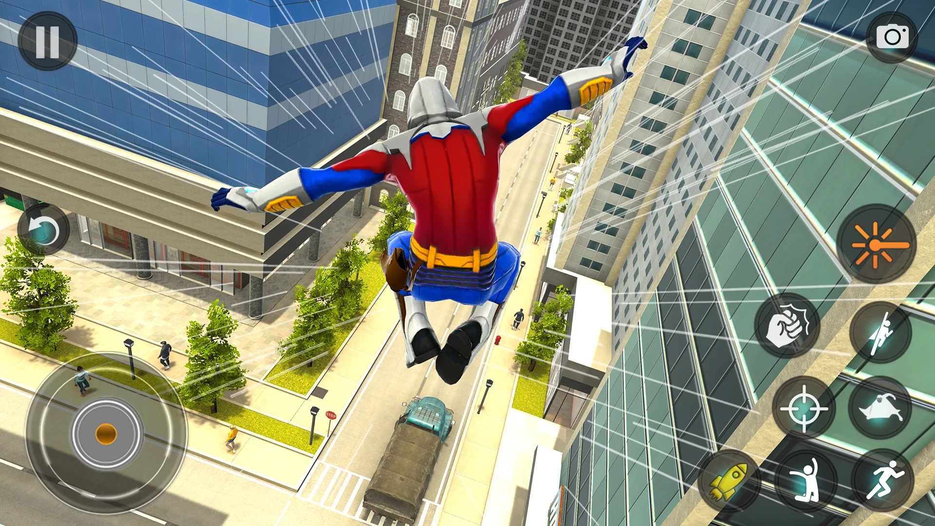 Flying Rope Man Hero Fight | Indus Appstore | Screenshot