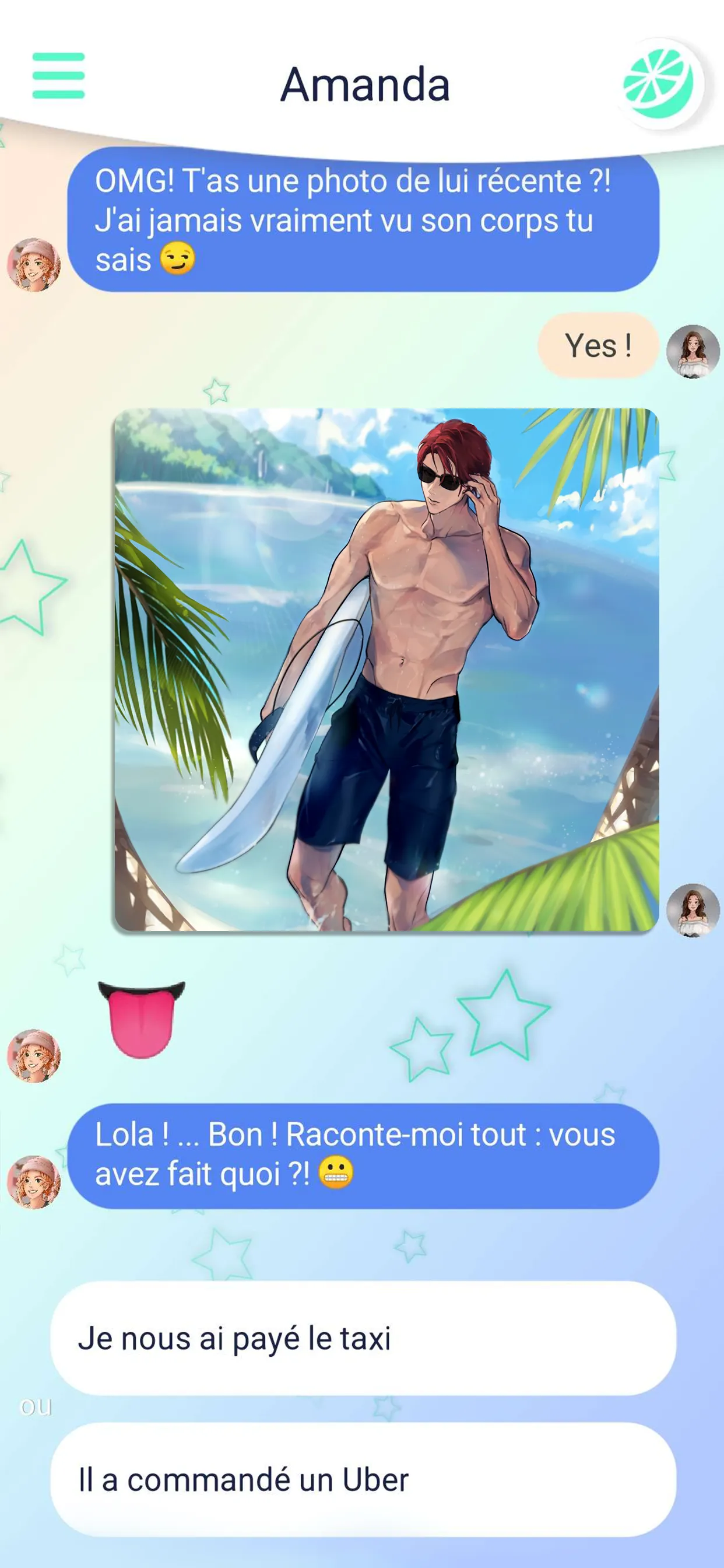 Love Story Manga-Otome à choix | Indus Appstore | Screenshot