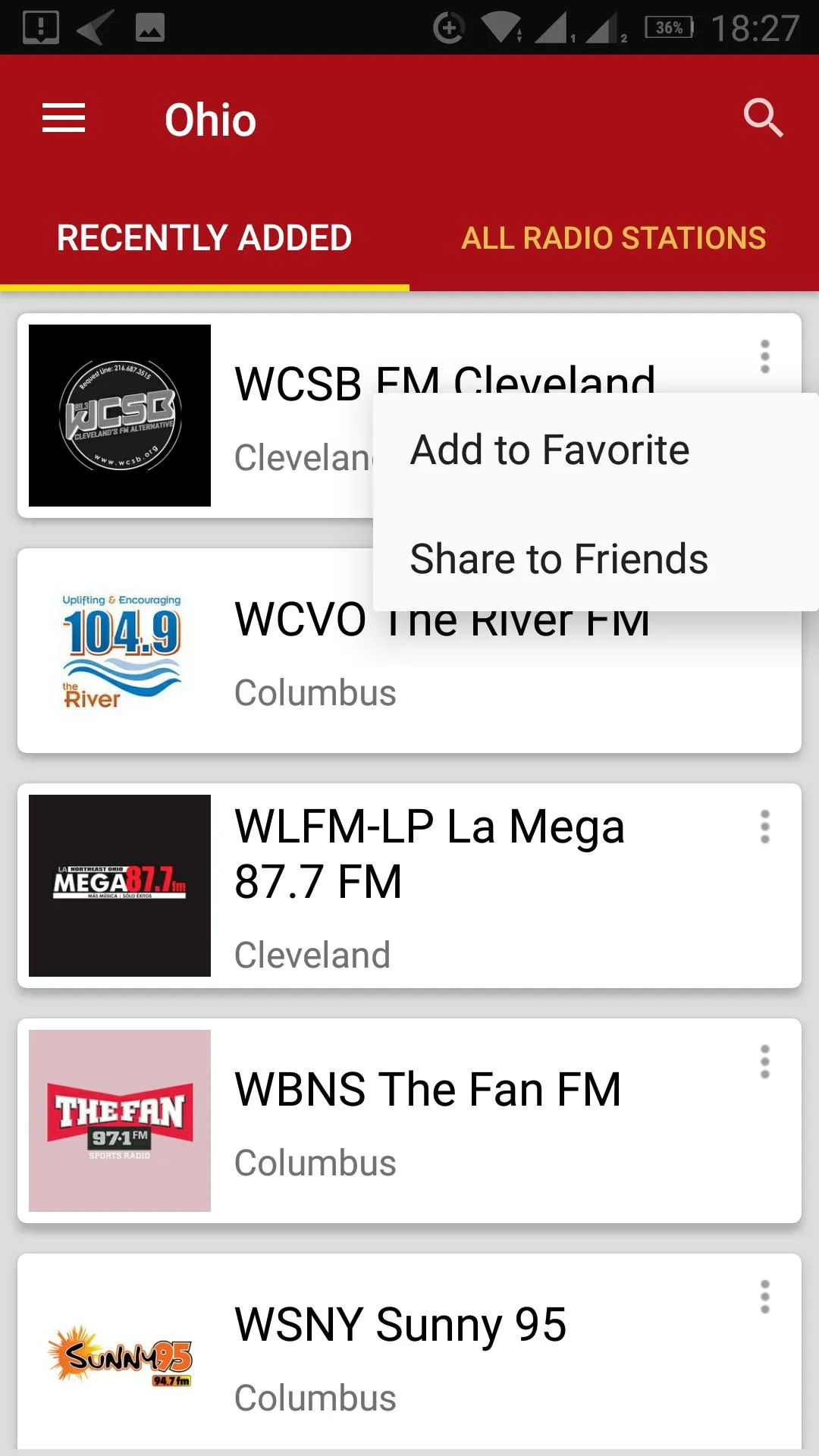 Ohio Radio Stations - USA | Indus Appstore | Screenshot