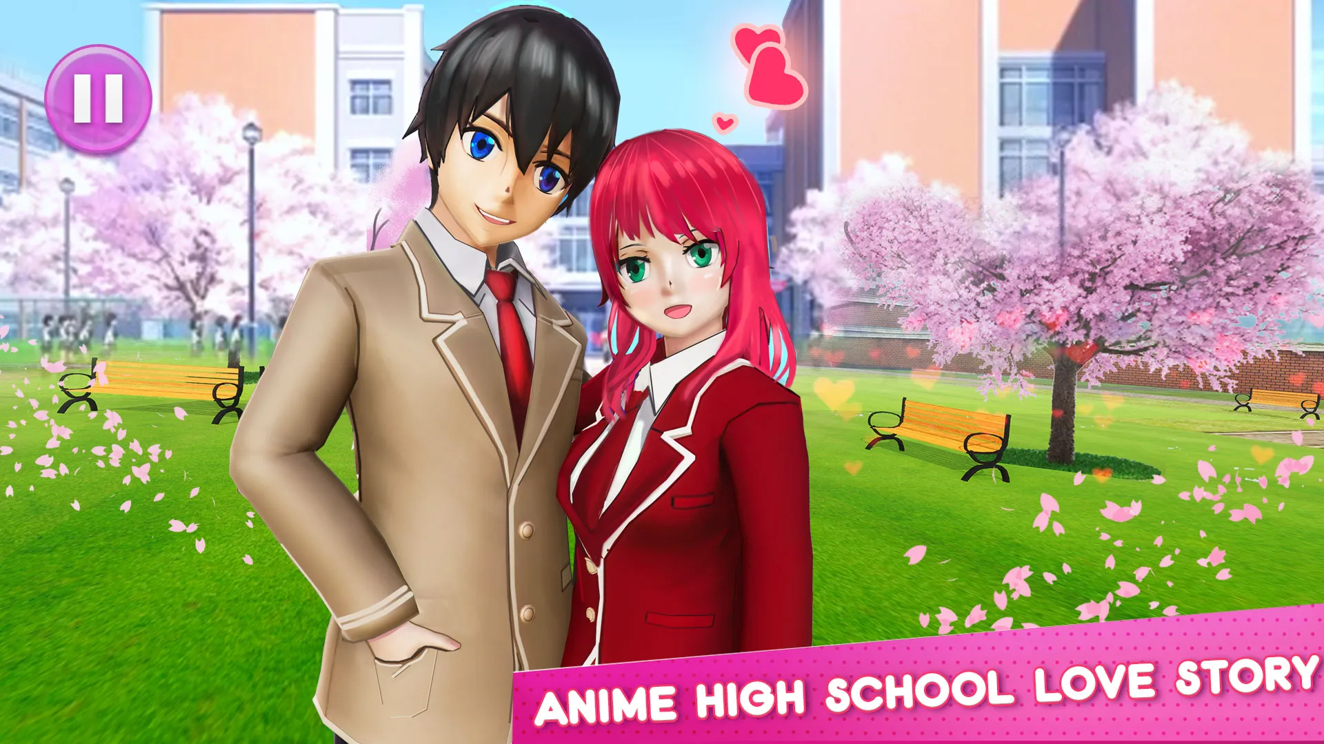 Anime Girl High School Love | Indus Appstore | Screenshot