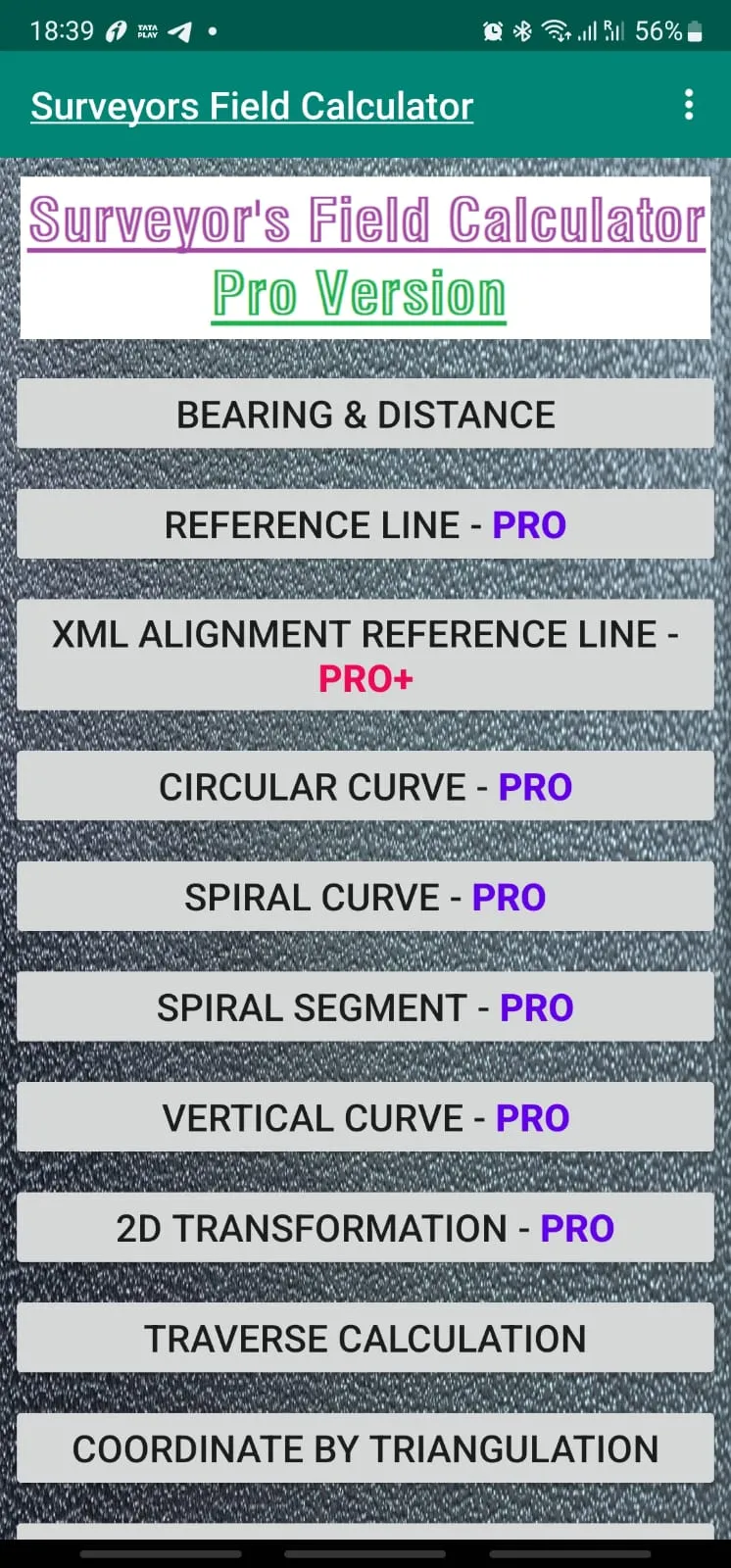 Survey Calculator Pro | Indus Appstore | Screenshot