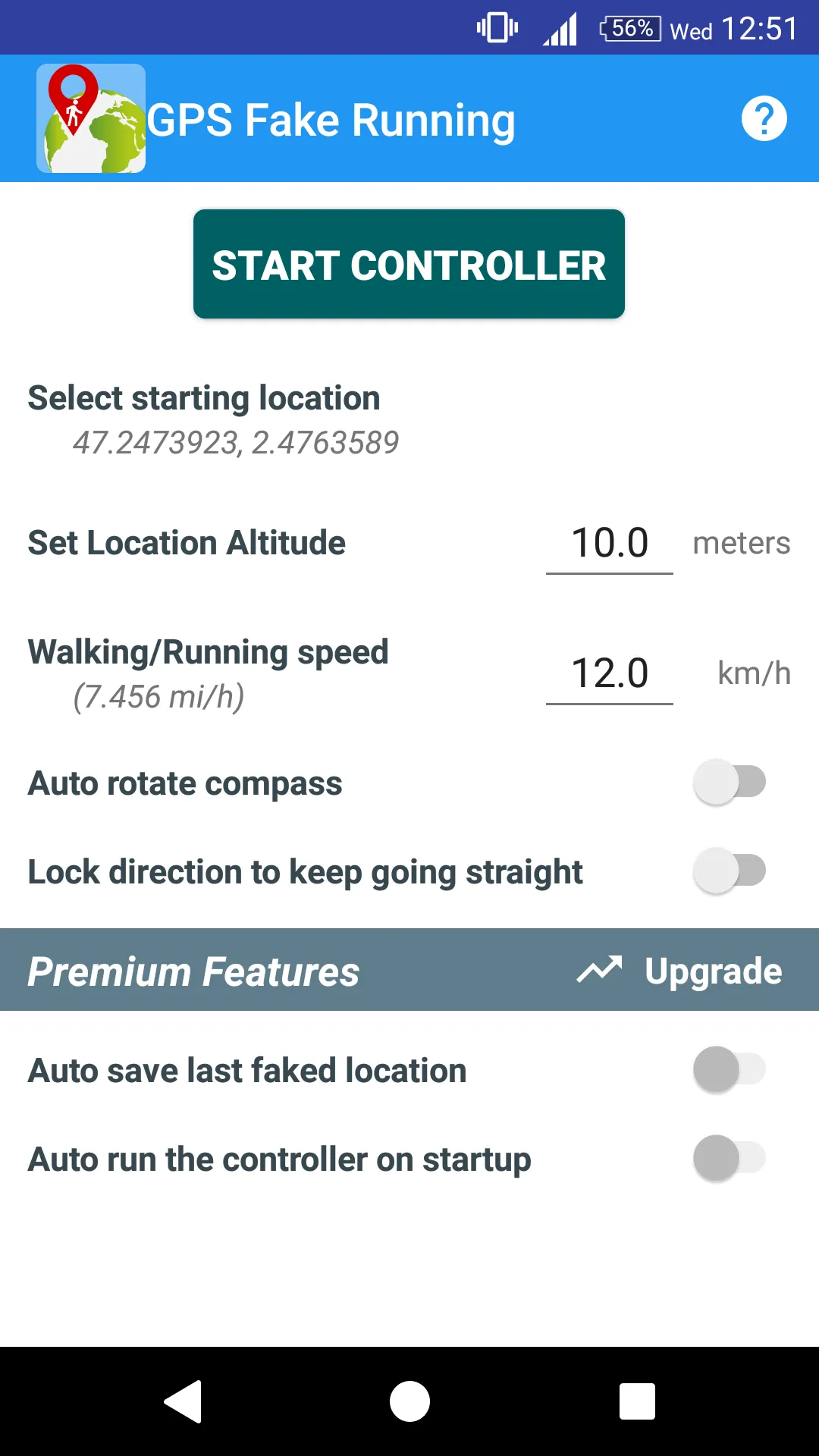 GPS Fake Running | Indus Appstore | Screenshot