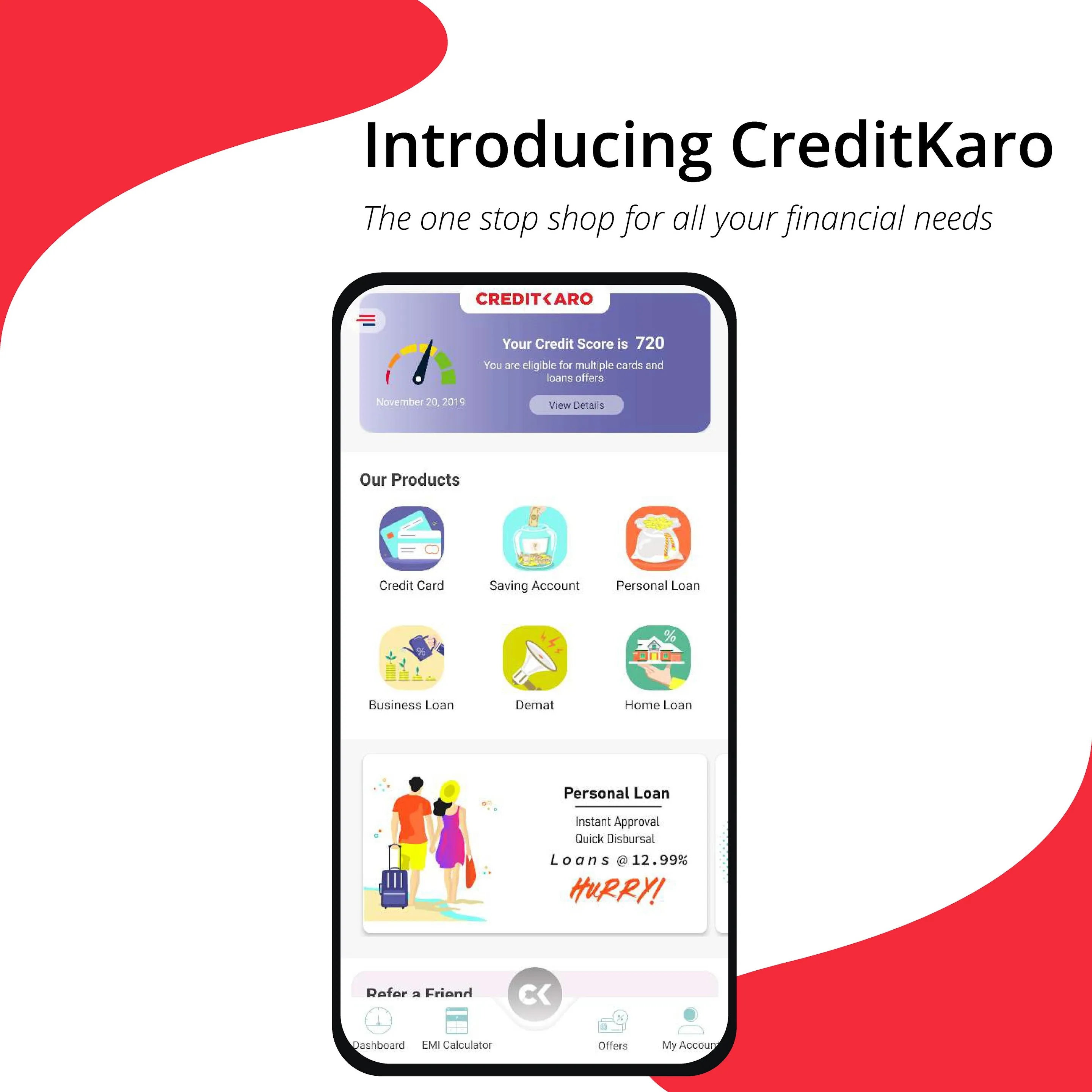 Creditkaro:Check Credit Score | Indus Appstore | Screenshot