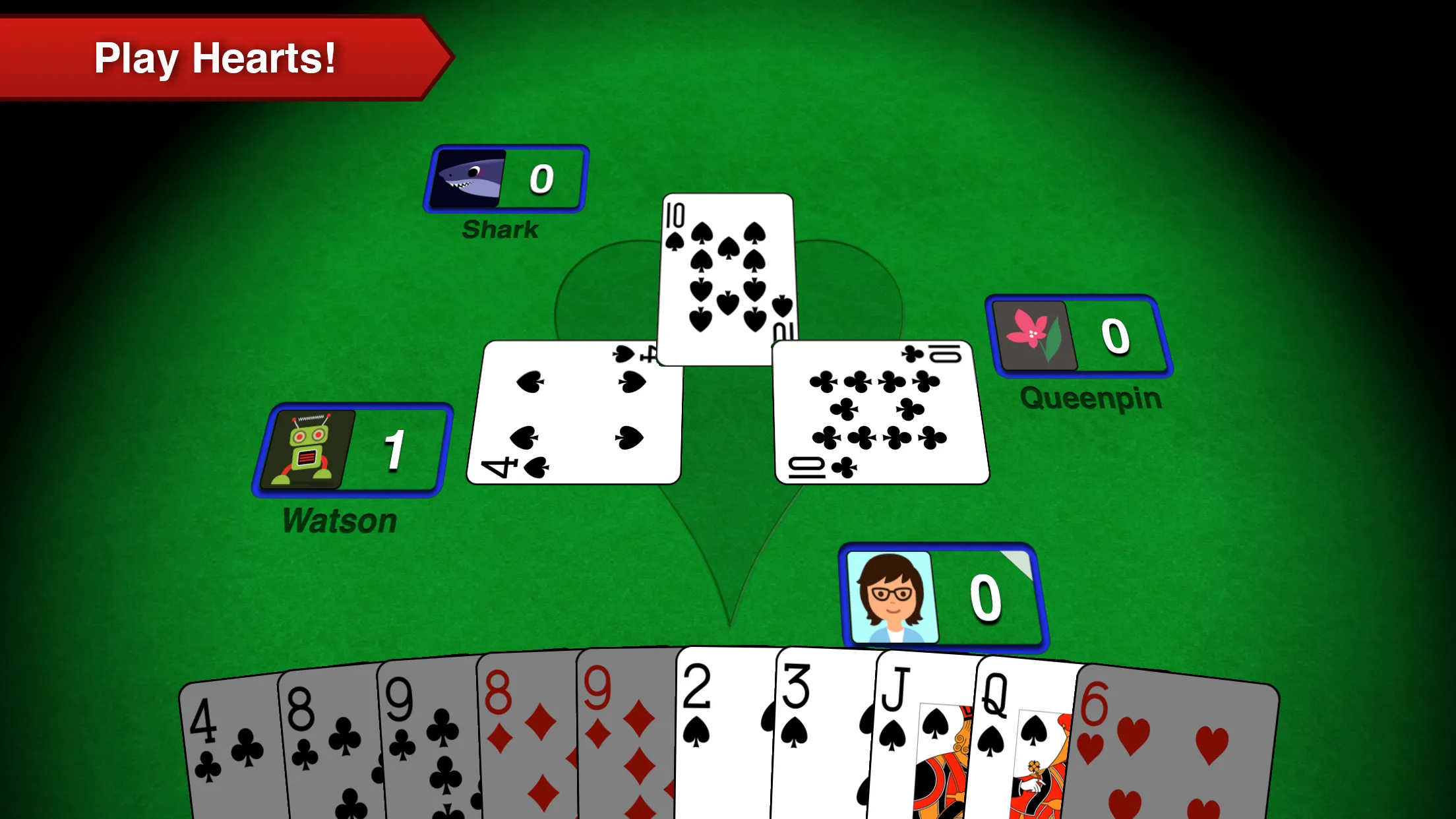 Hearts + Classic Card Game | Indus Appstore | Screenshot