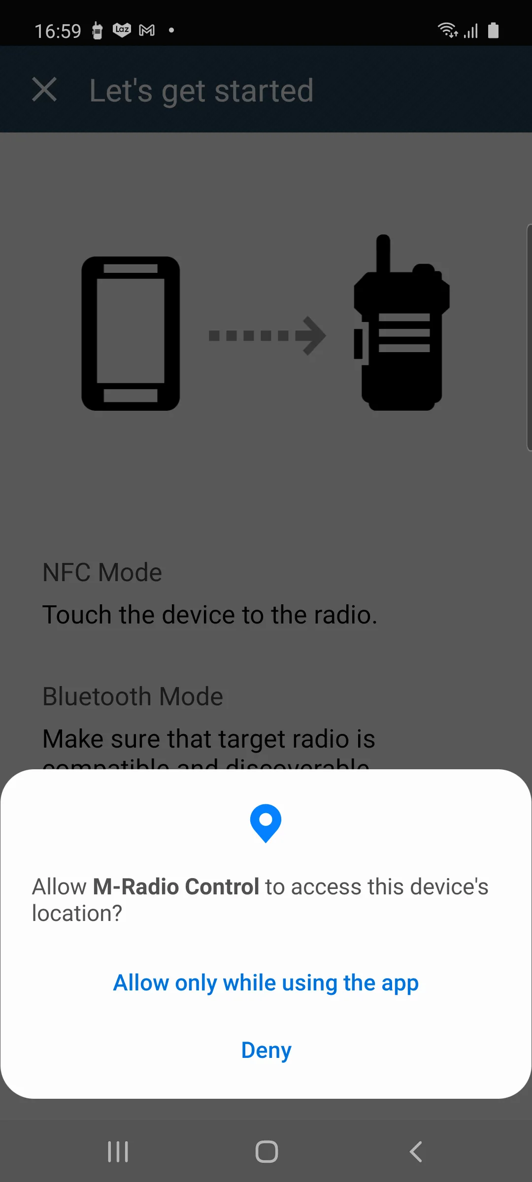 M-Radio Control (MOTOTRBO) | Indus Appstore | Screenshot