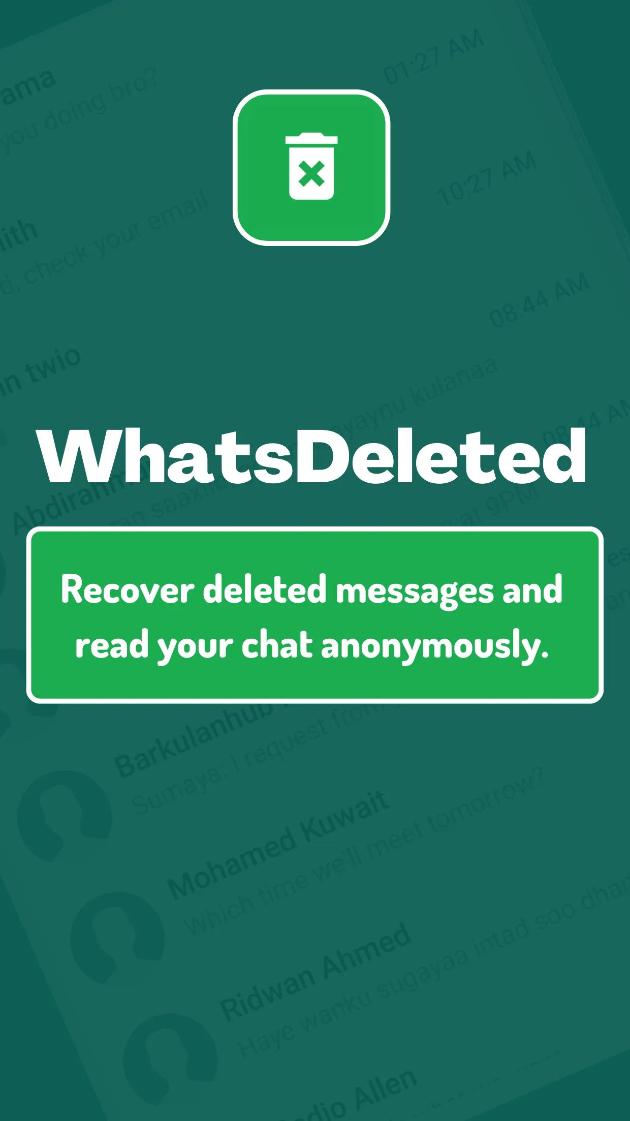 WhatsDeleted: Recover messages | Indus Appstore | Screenshot