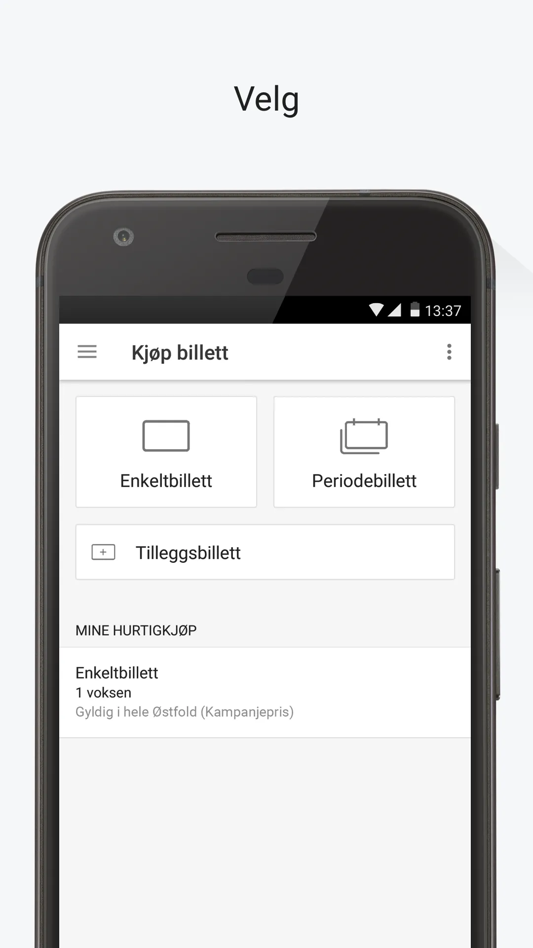 ØstfoldBillett | Indus Appstore | Screenshot