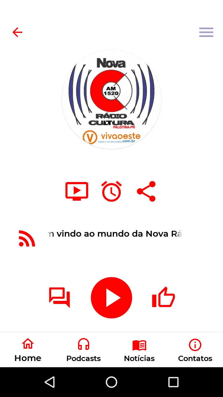 Nova Rádio Cultura | Indus Appstore | Screenshot