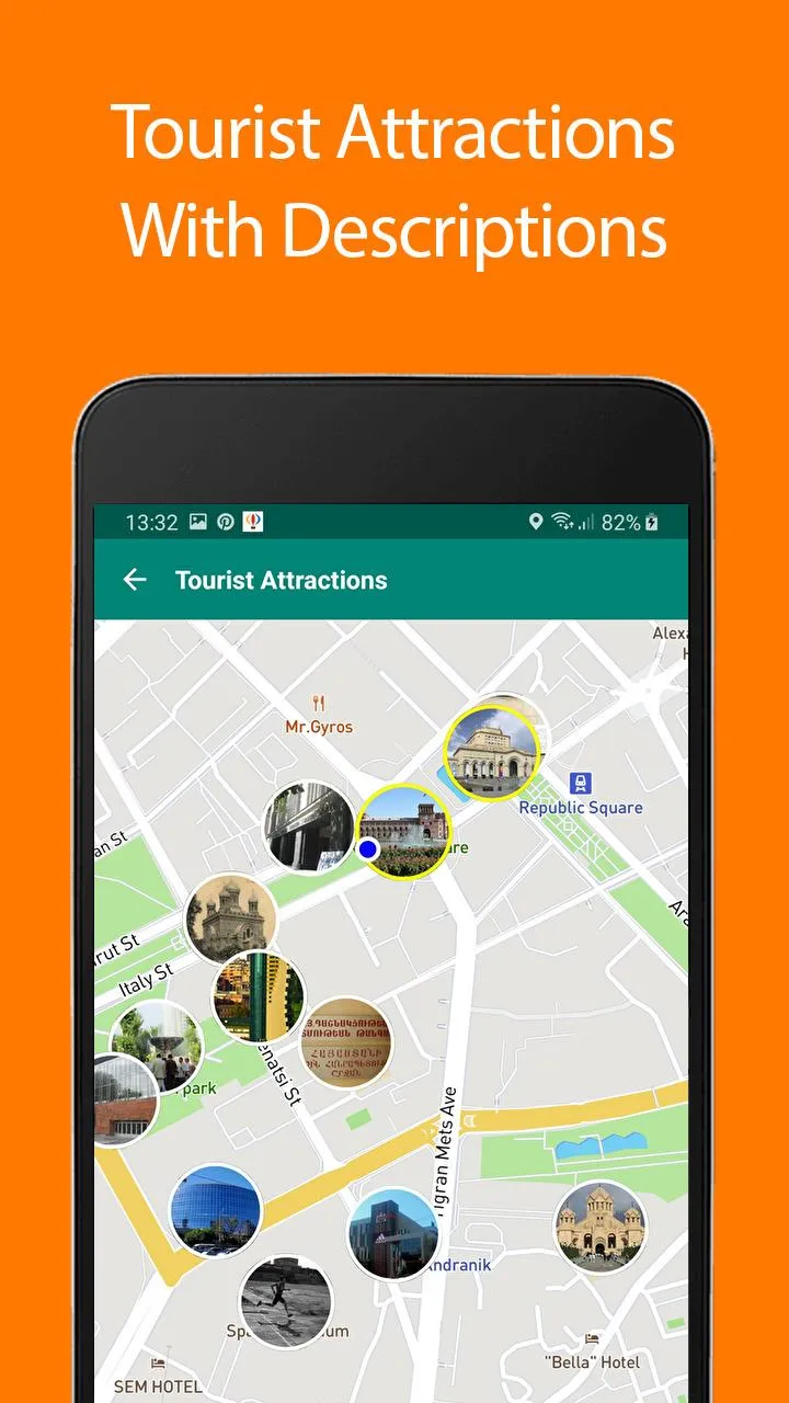 Yerevan Offline Map and Travel | Indus Appstore | Screenshot