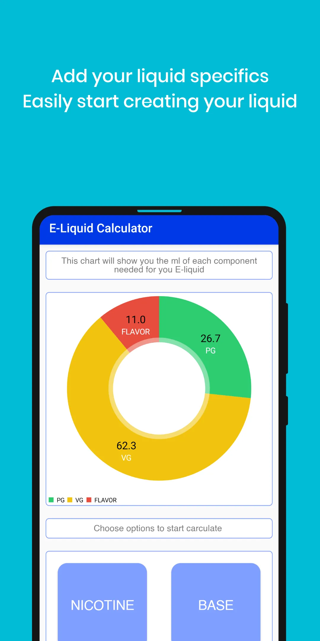 Svape Liquid Calculator | Indus Appstore | Screenshot