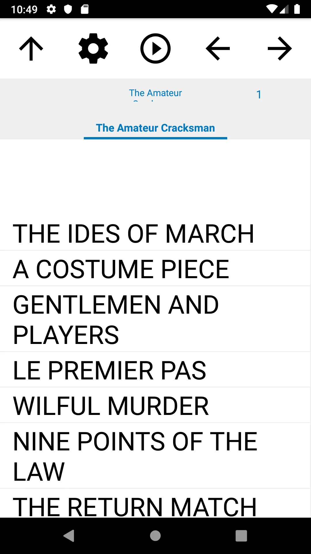 Book, The Amateur Cracksman | Indus Appstore | Screenshot