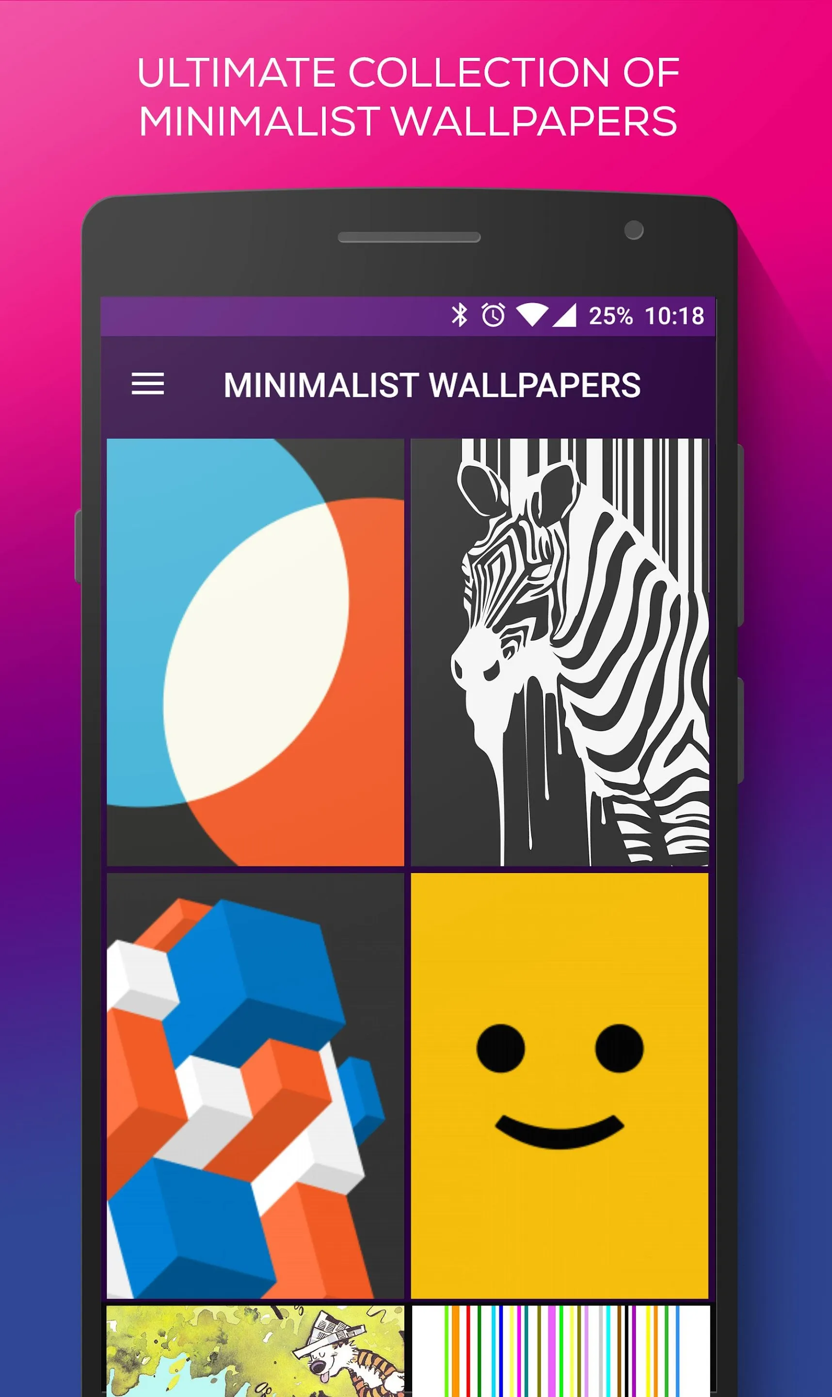 MINIMALIST WALLPAPERS | Indus Appstore | Screenshot