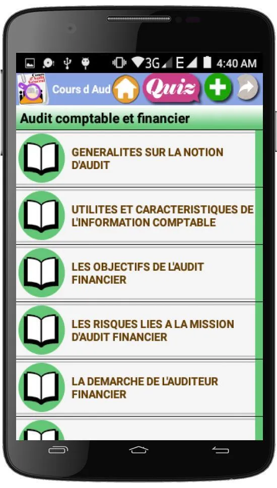 Cours d Audit General | Indus Appstore | Screenshot