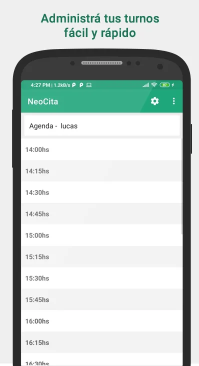 Neocita Gestión de turnos | Indus Appstore | Screenshot