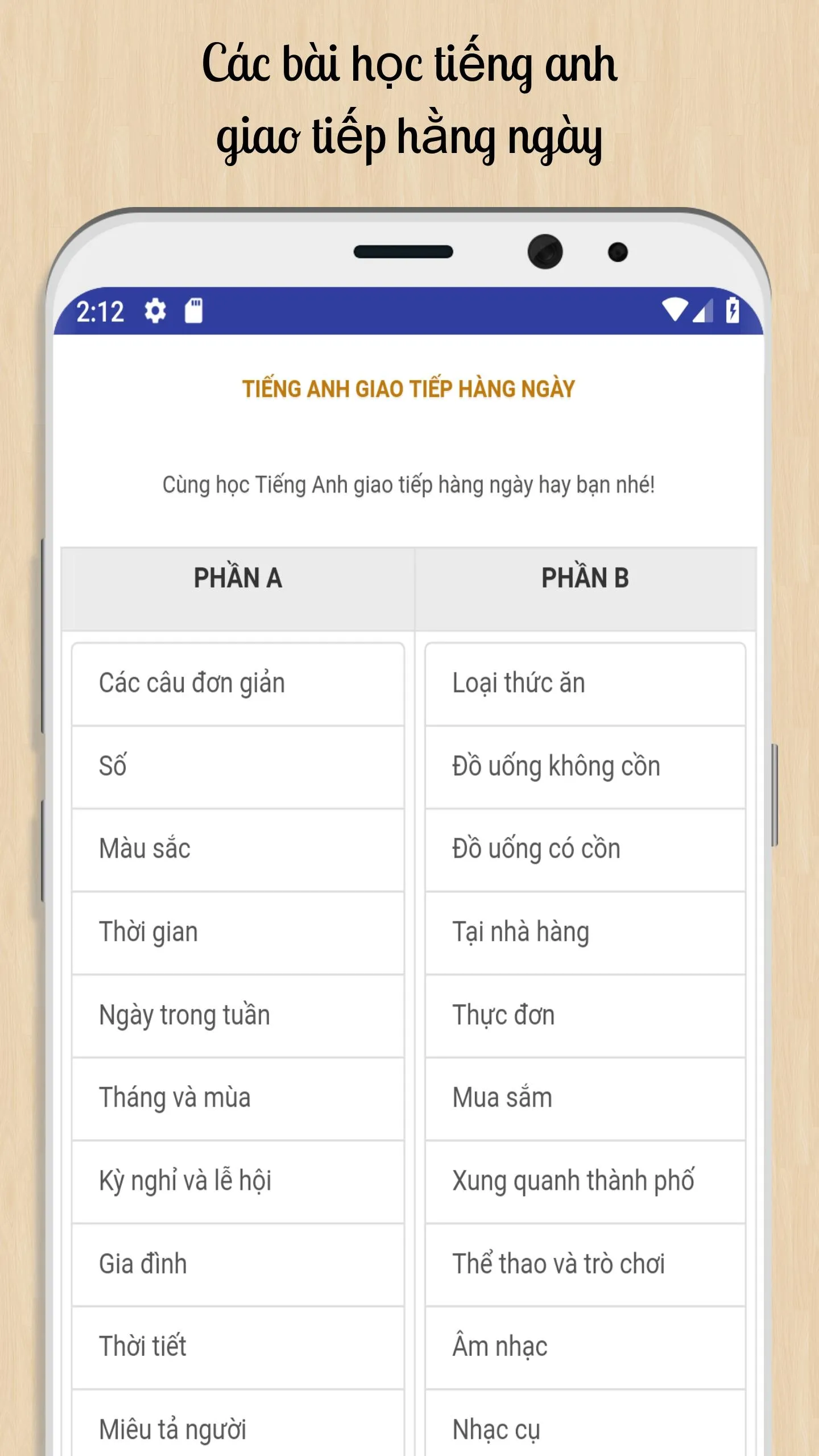 Tiếng Anh giao tiếp hàng ngày | Indus Appstore | Screenshot