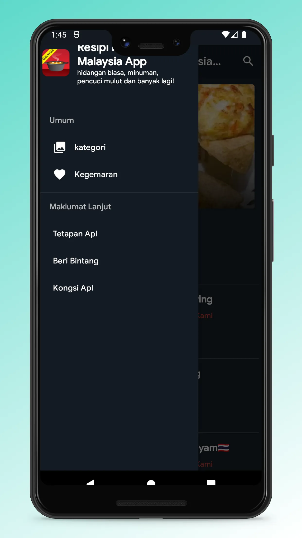 Malaysian Food Recipe App | Indus Appstore | Screenshot