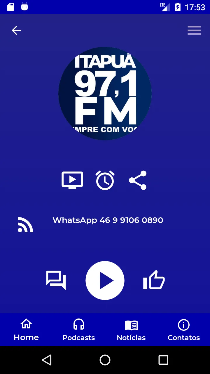 Rádio Itapuã 97.1 | Indus Appstore | Screenshot