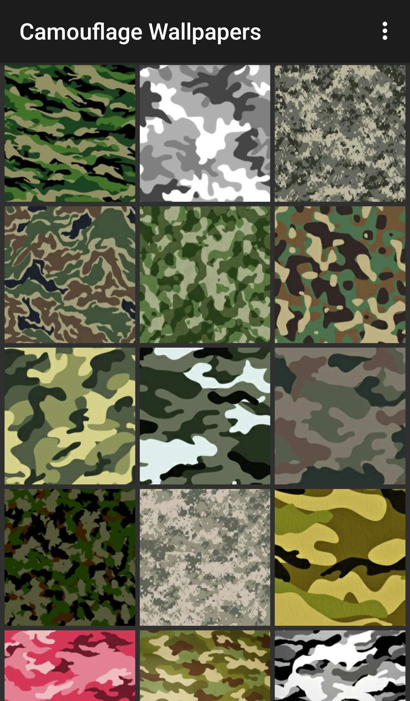 Camouflage Wallpapers | Indus Appstore | Screenshot