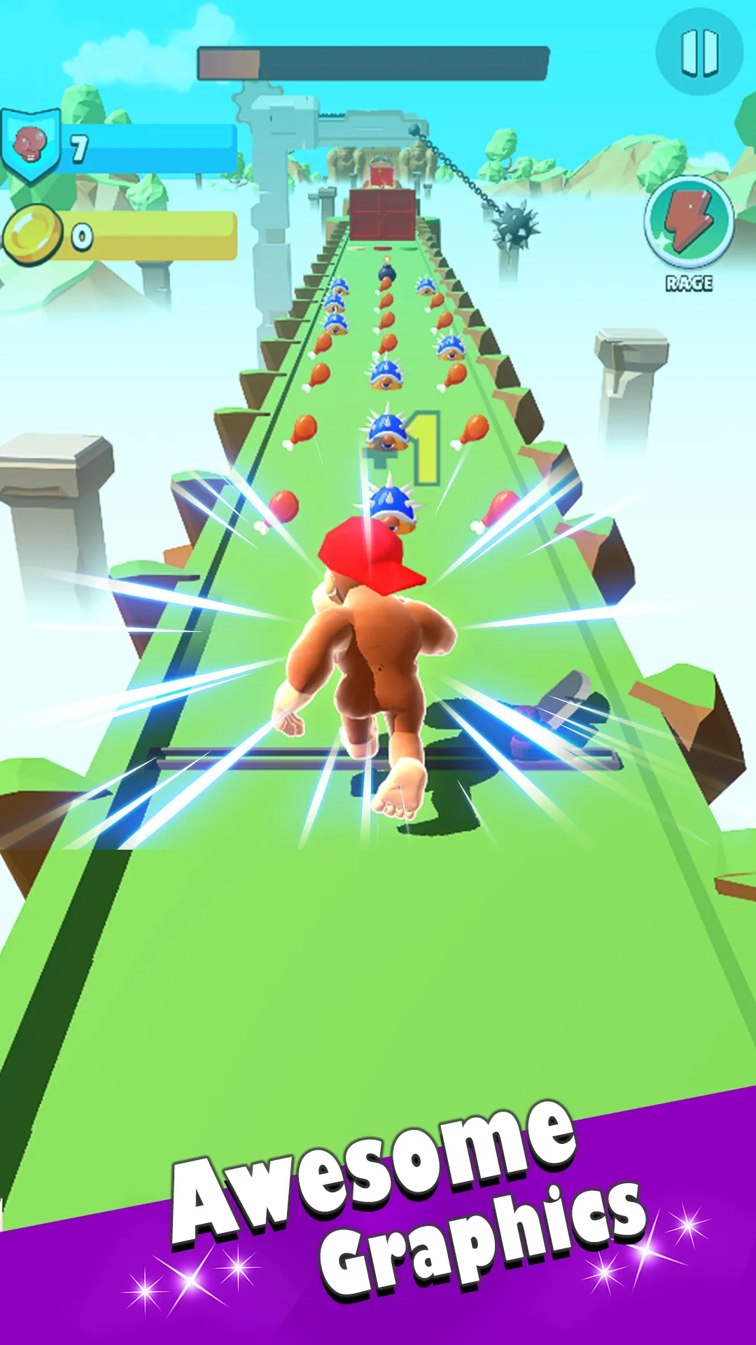 Kong Run 3D - Epic Giant Rush | Indus Appstore | Screenshot