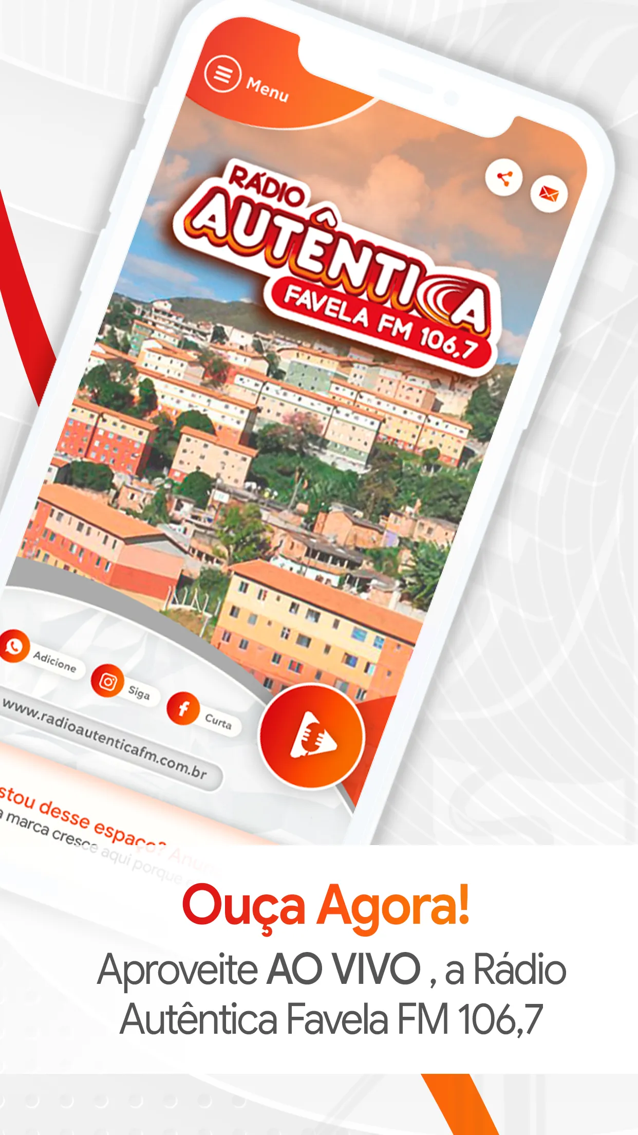 Rádio Favela Autêntica FM | Indus Appstore | Screenshot